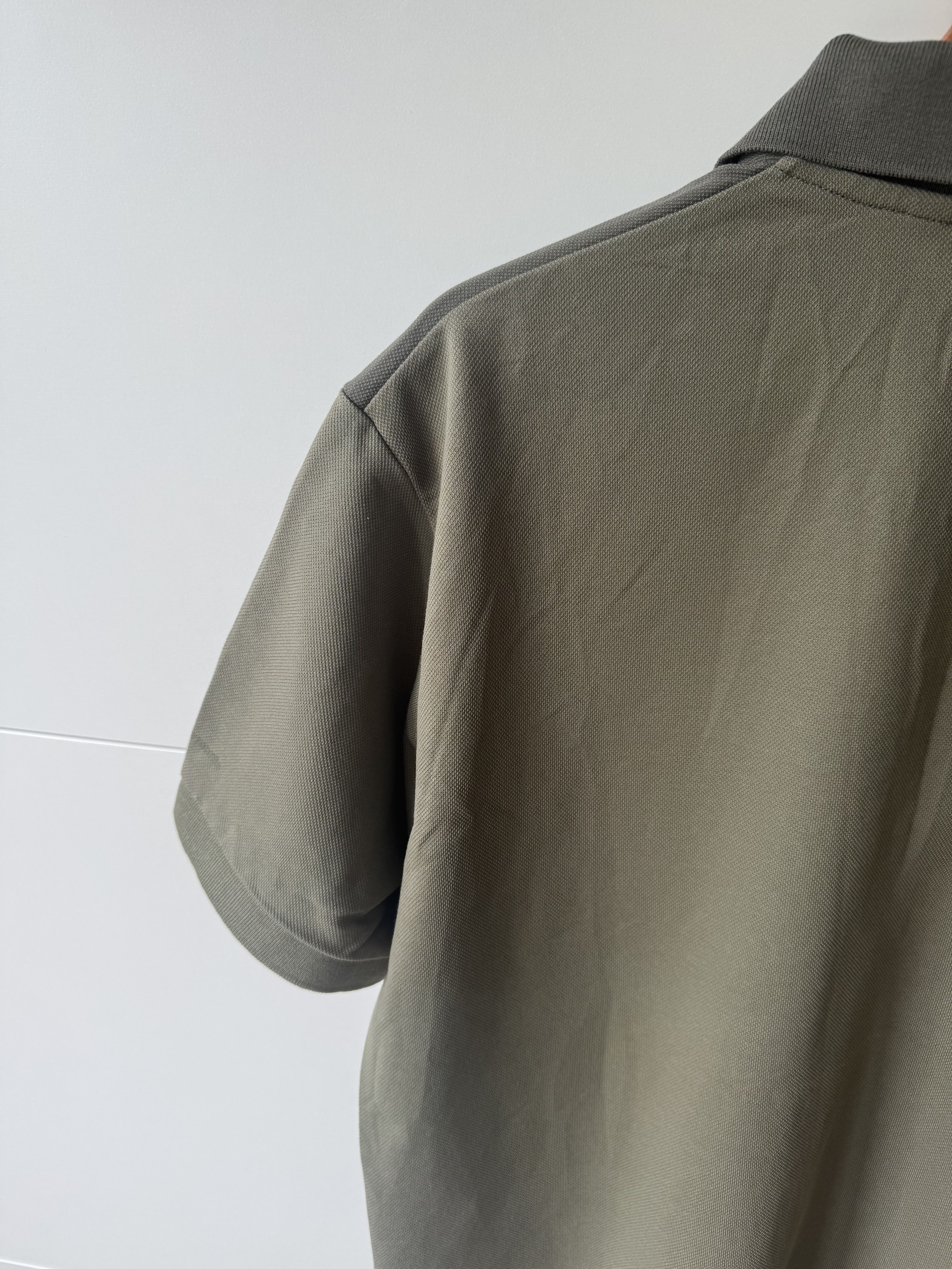 Engineered Garments × Uniqlo [M] Dry Pique Color Block Polo Shirt in Olive (SS19) Size US M / EU 48-50 / 2 - 6 Thumbnail