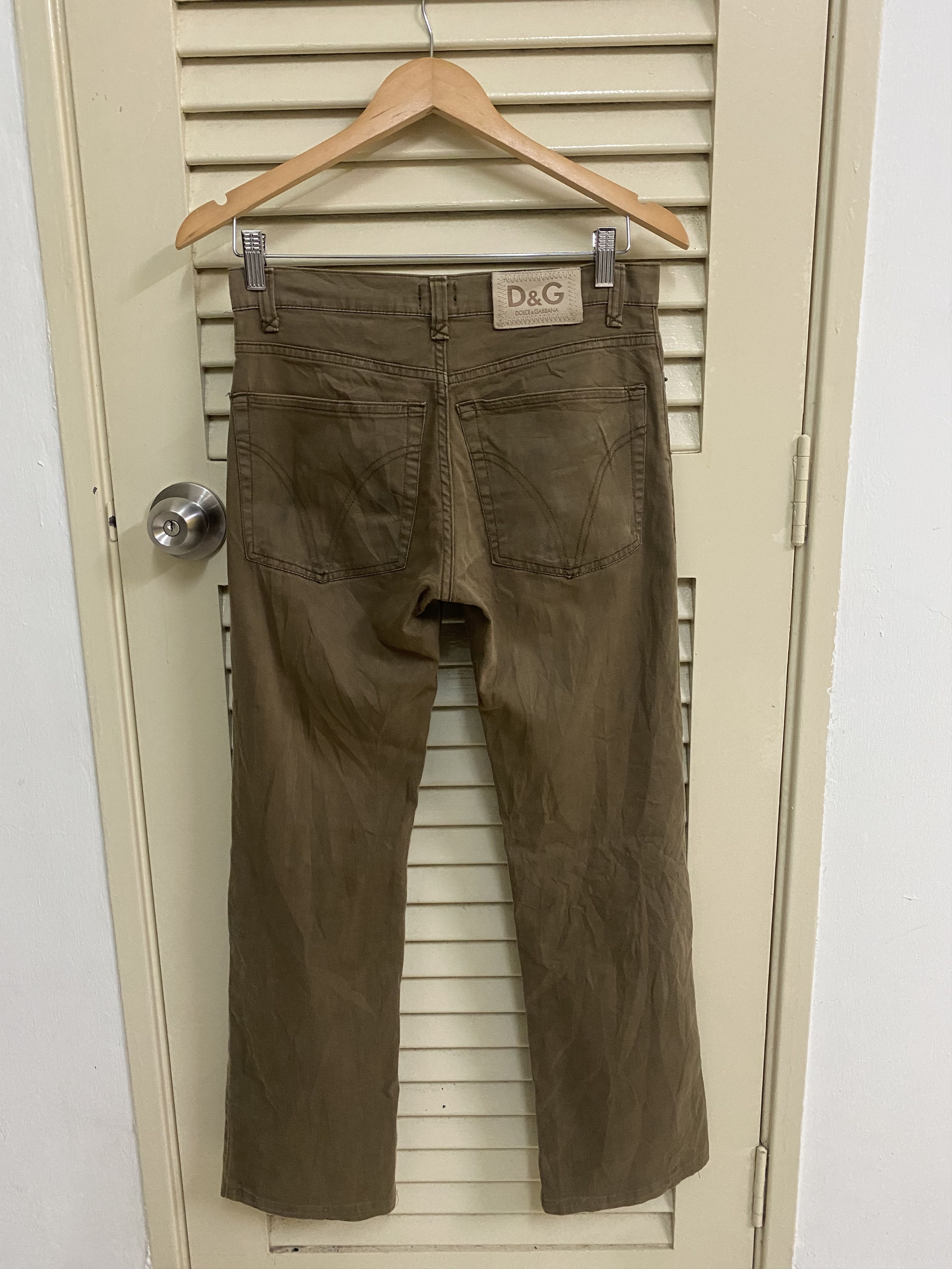 Dolce & Gabbana D&G Dolce Gabbana Slim Fly Button Pants Size US 29 - 2 Thumbnail