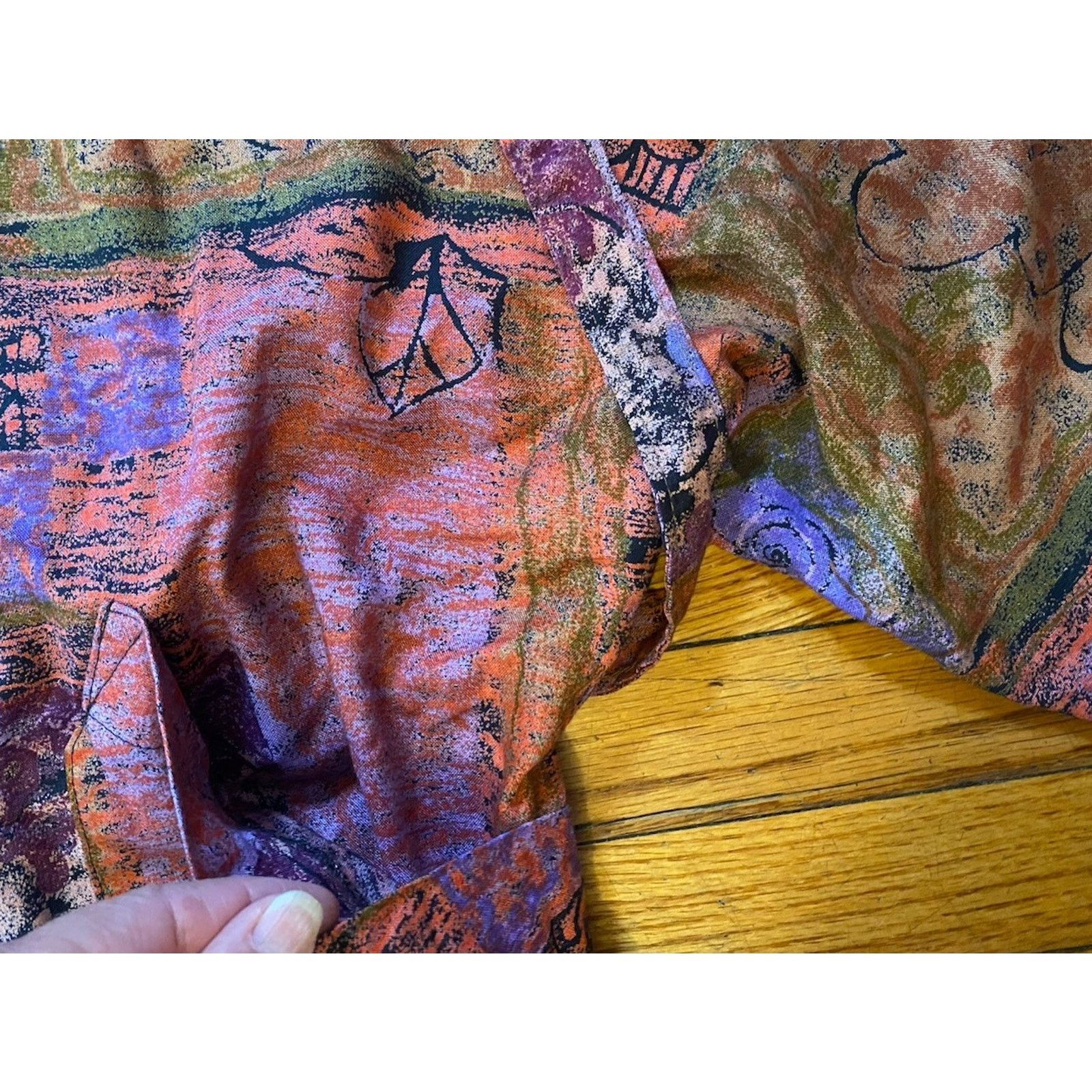 Vintage VTG Nino Wong 80’s Shoulder Pads Women’s Shirt L USA Pockets Size L / US 10 / IT 46 - 9 Thumbnail