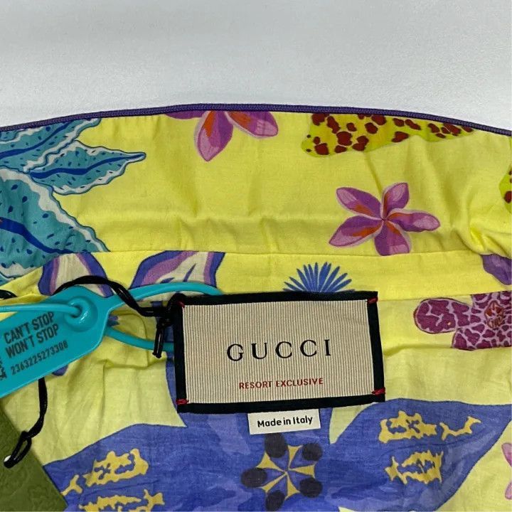 Gucci Gucci Floral Print Short Sleeve Shirt-2507 Size M / US 6-8 / IT 42-44 - 7 Thumbnail