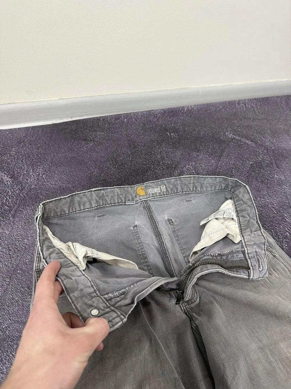 Carhartt Vintage Carhartt USA Distressed Relaxed Fit Opium Work Pants Size US 32 / EU 48 - 18 Thumbnail
