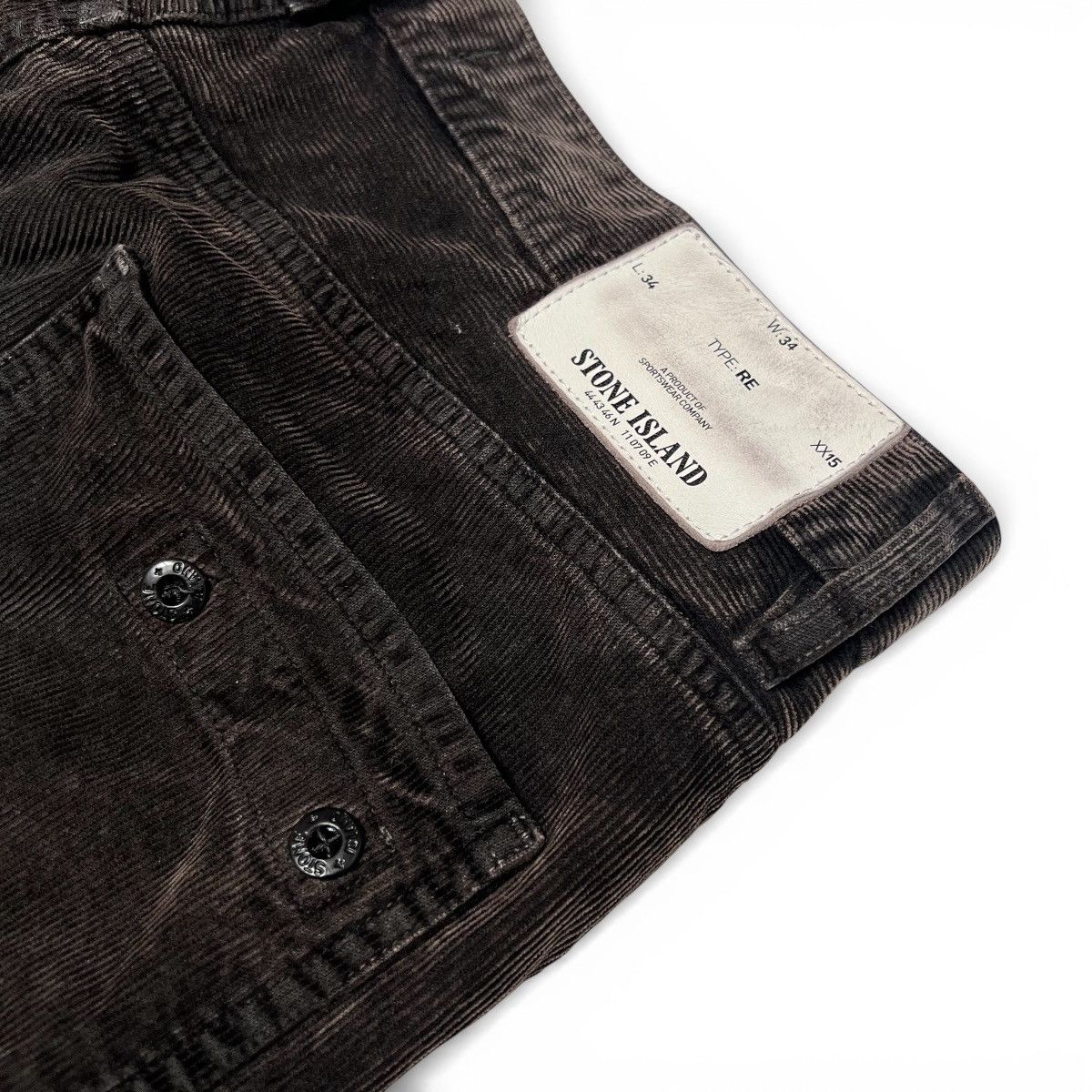 Stone Island Stone Island Garment Dyed vintage washed corduroy pants Size US 34 / EU 50 - 10 Thumbnail