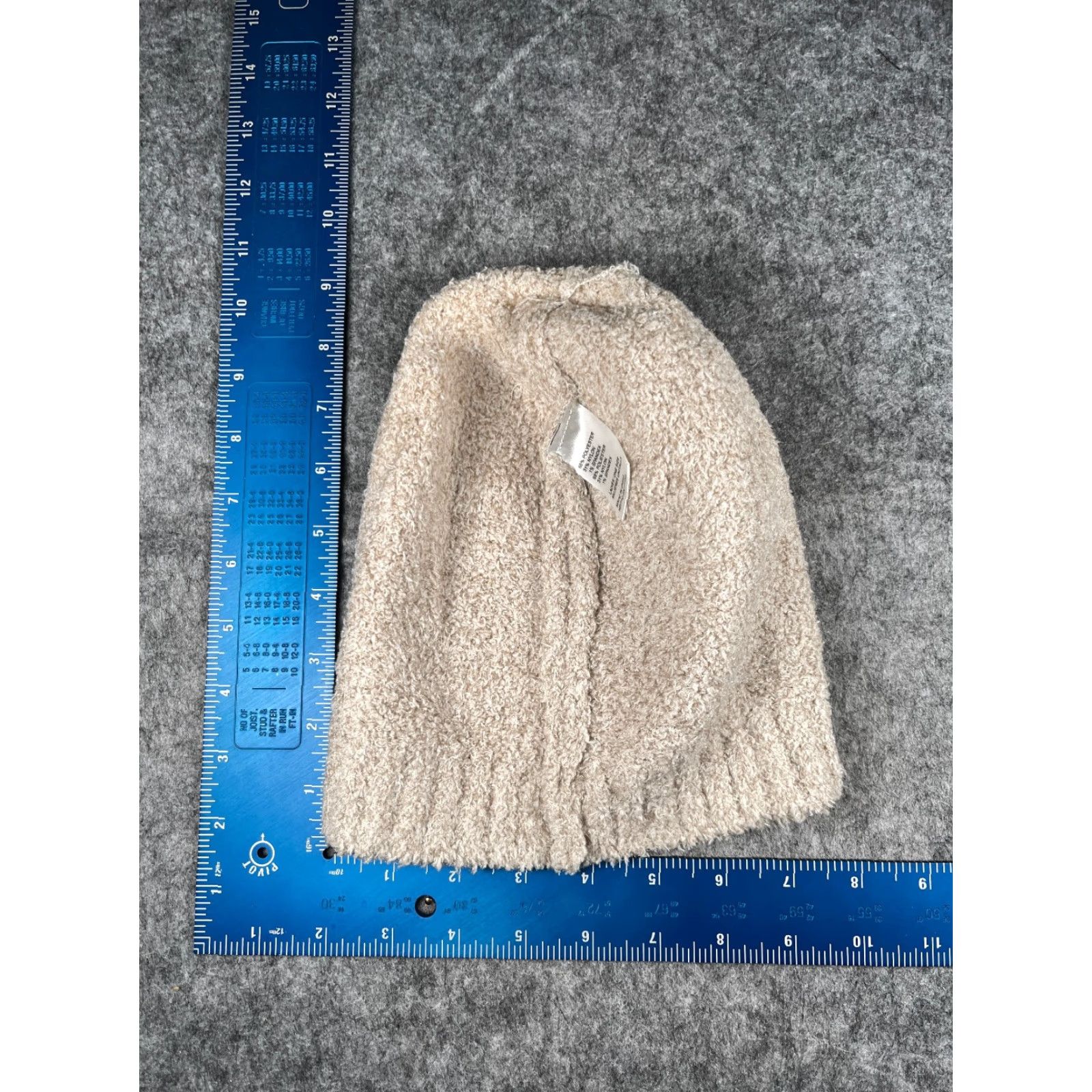 Vintage Winter Essential Beanie Toque Womens One Size Ivory Knit Polyester Blend NEW Size ONE SIZE - 6 Thumbnail