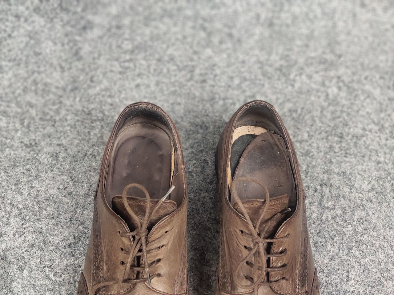 MoMA Moma Italy Design Luxe Oxford Dress Shoes Leather Brown Size US 10 / IT 40 - 17 Thumbnail