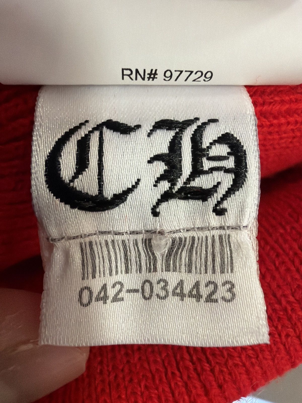 Chrome Hearts CHROME HEARTS LOGO BEANIE RED Size ONE SIZE - 6 Thumbnail