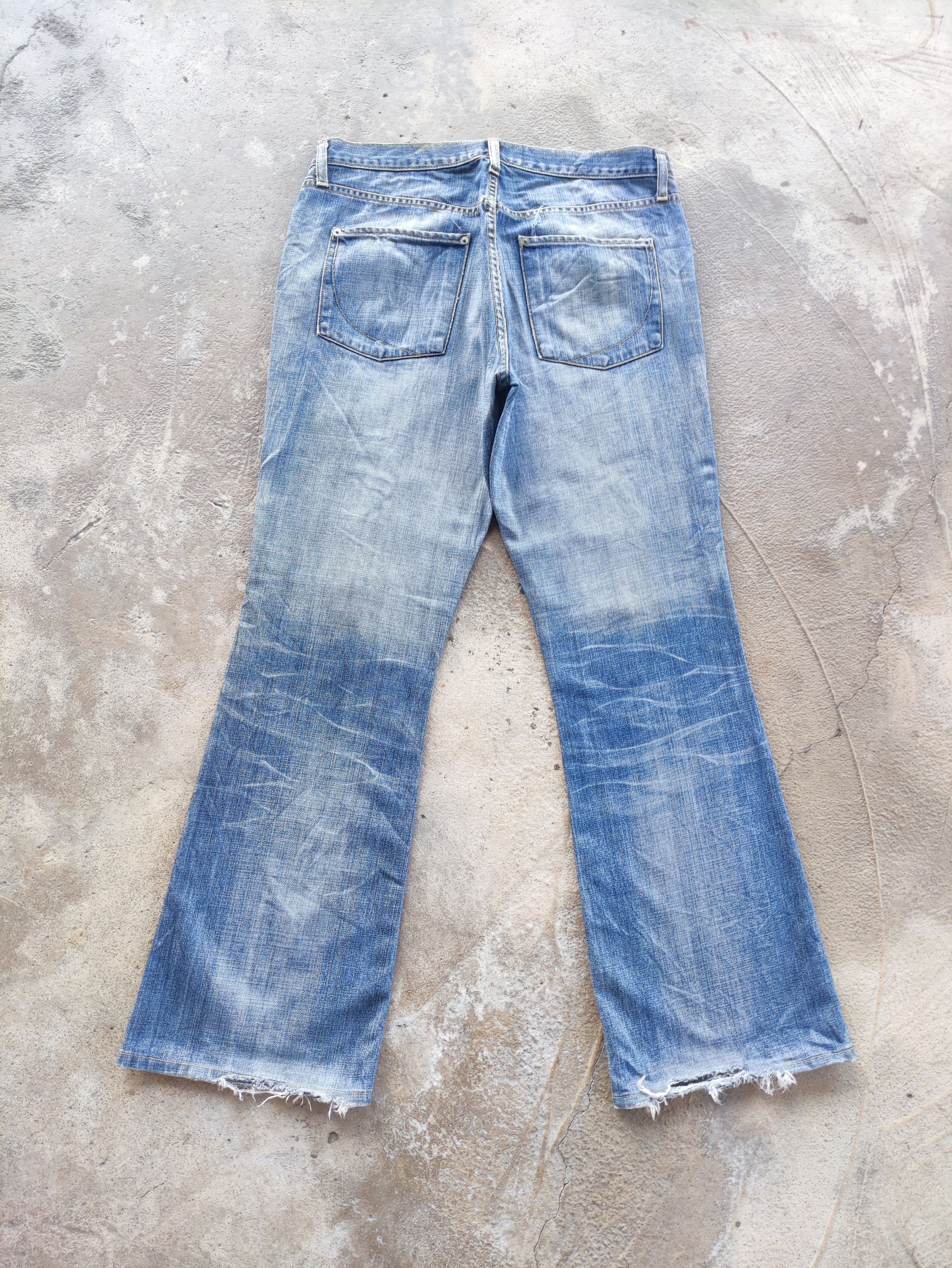 Japanese Brand Vintage Japanese Jean Flare Faded BOOTCUT Denim Pants Size US 34 / EU 50 - 9 Thumbnail