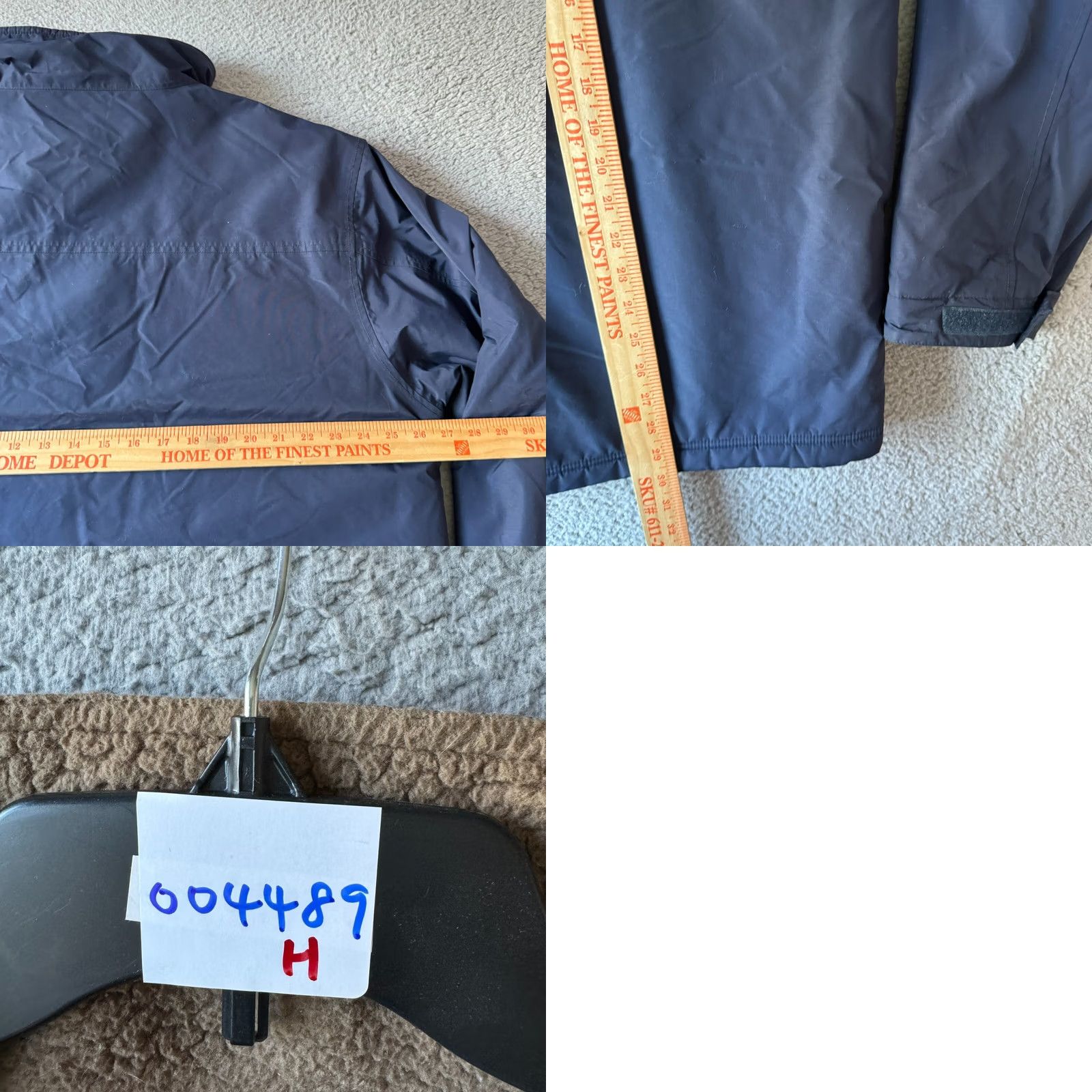 Vintage LL Bean Jacket Mens XL Blue Bomber Ski Sherpa Lined Nylon Outdoor Snow Jacket - Mens Size US XL / EU 56 / 4 - 10 Thumbnail