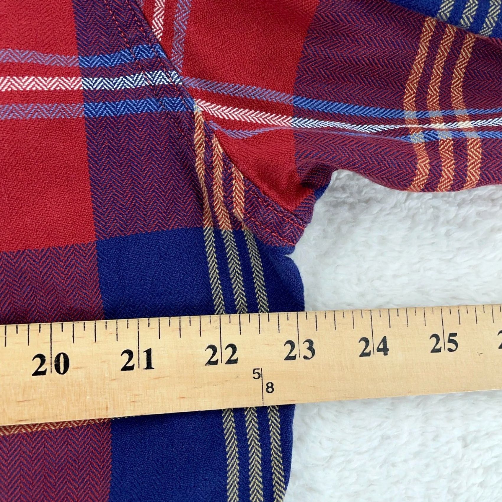J.Crew J.Crew Shirt Mens Large Plaid Long Sleeve Slim Button Up Collared Red Blue L/S Multicolor Casual Shirt Size US L / EU 52-54 / 3 - 7 Thumbnail