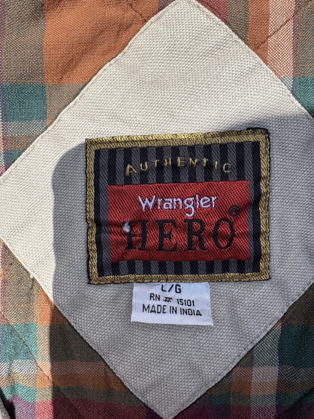 Other Wrangler Hero Beige Jacket Size US L / EU 52-54 / 3 - 2 Thumbnail