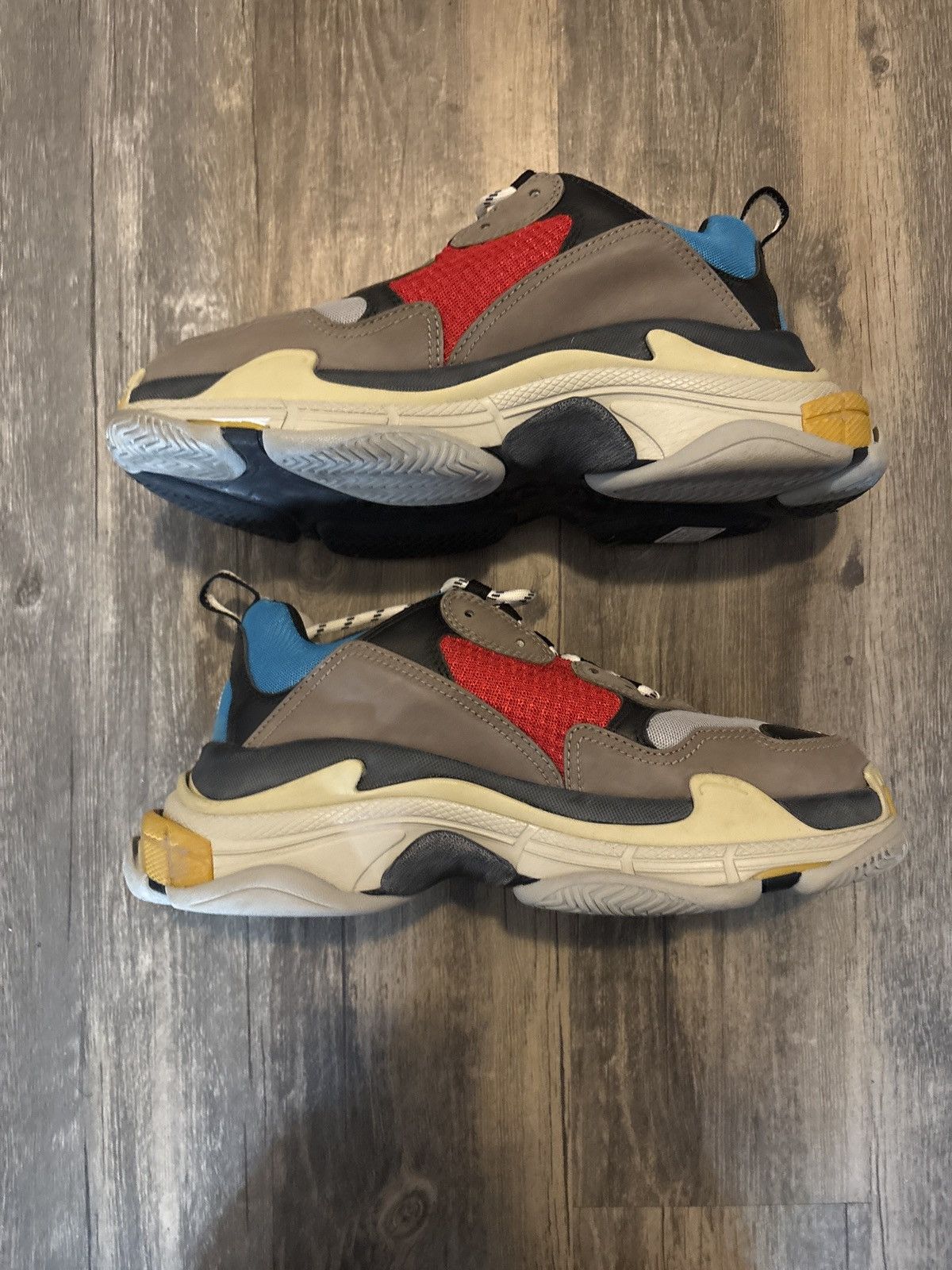 Balenciaga Balenciaga Triple S ‘Split’ Chunky Sneakers Size US 9 / EU 42 - 5 Thumbnail