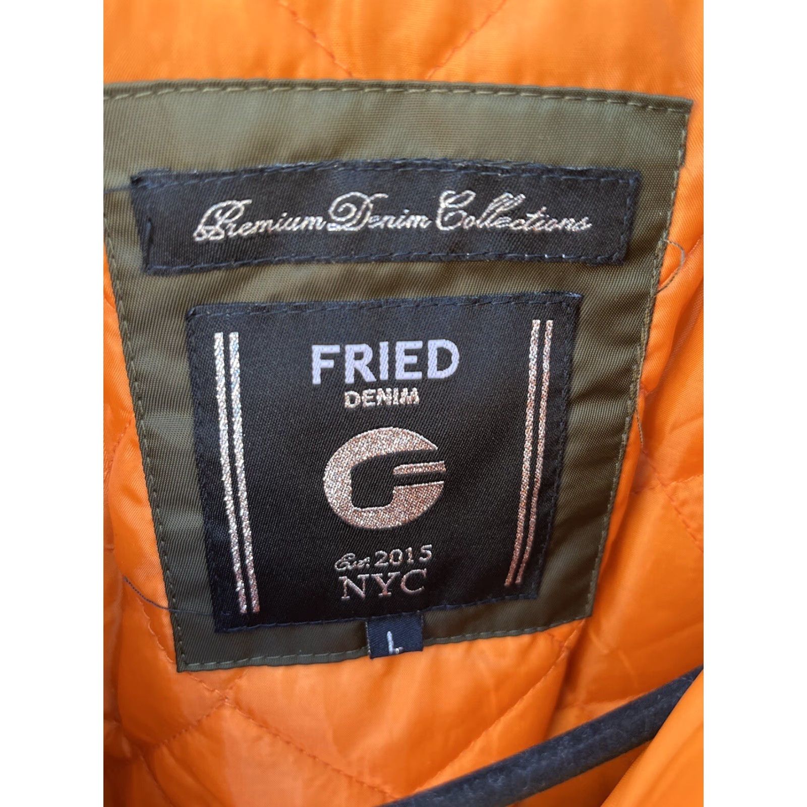 Vintage VINTAGE? No. Field Denim Jacket Green L Casual Mens Bomber Zip 4? No. Size US L / EU 52-54 / 3 - 2 Thumbnail