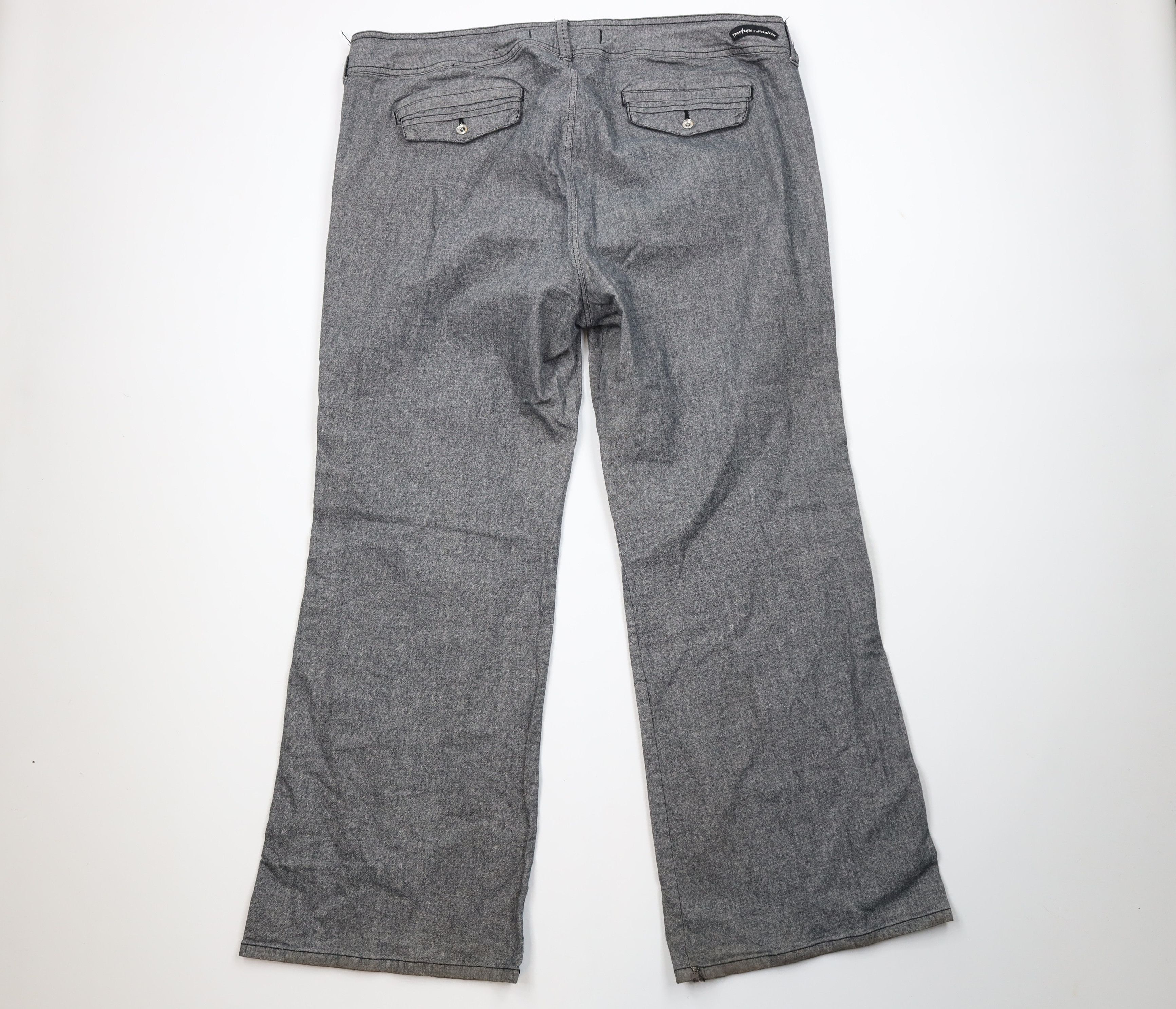 Vintage Vintage Y2K Babydoll Thick Stitch Stretch Bell Bottoms Jeans Size 24" / US 00 / IT 34 - 12 Thumbnail