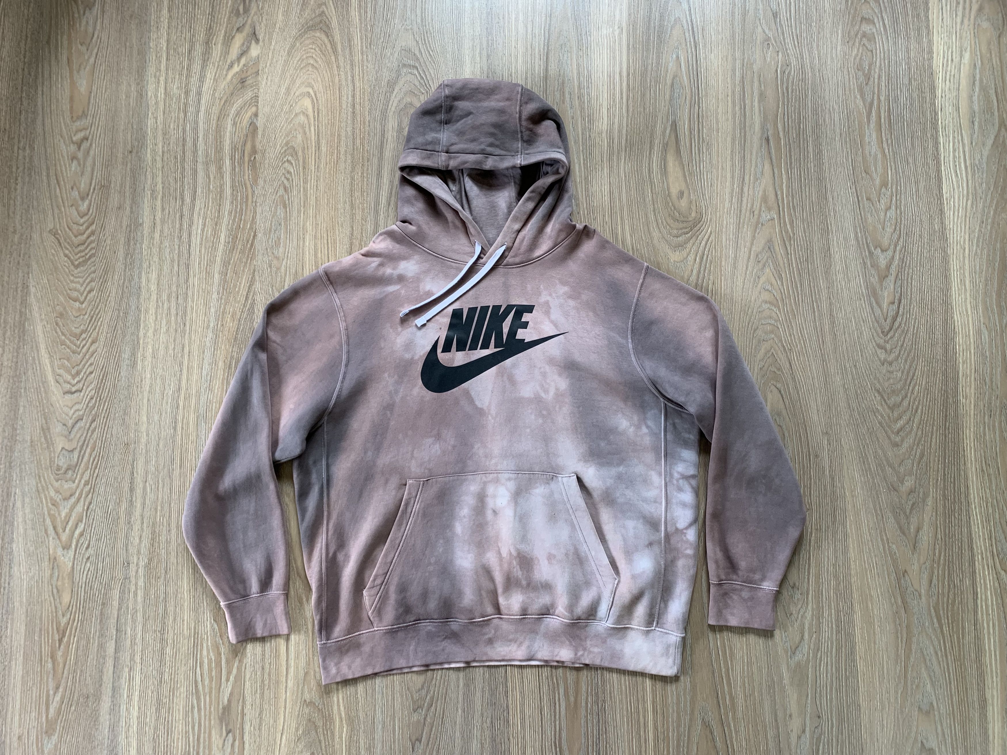 Nike Centr Logo Cotton Tie Dye Hoodie