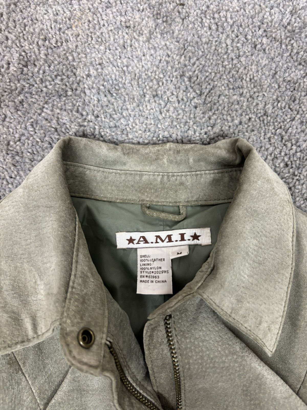 Vintage Green 100% suede jacket Size US M / EU 48-50 / 2 - 2 Thumbnail