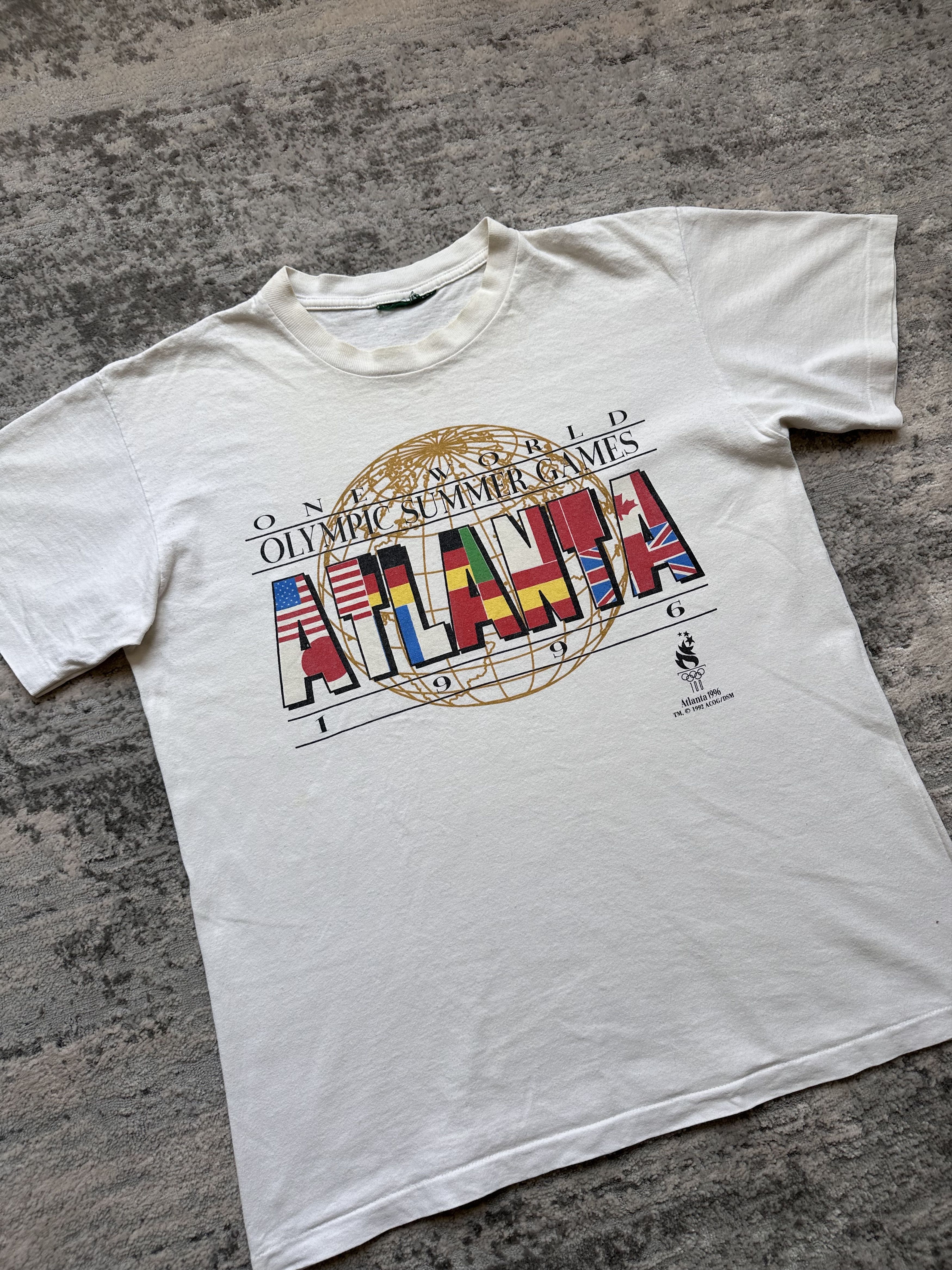 Vintage Atlanta olympic games vintage t shirt Size US M / EU 48-50 / 2 - 2 Thumbnail