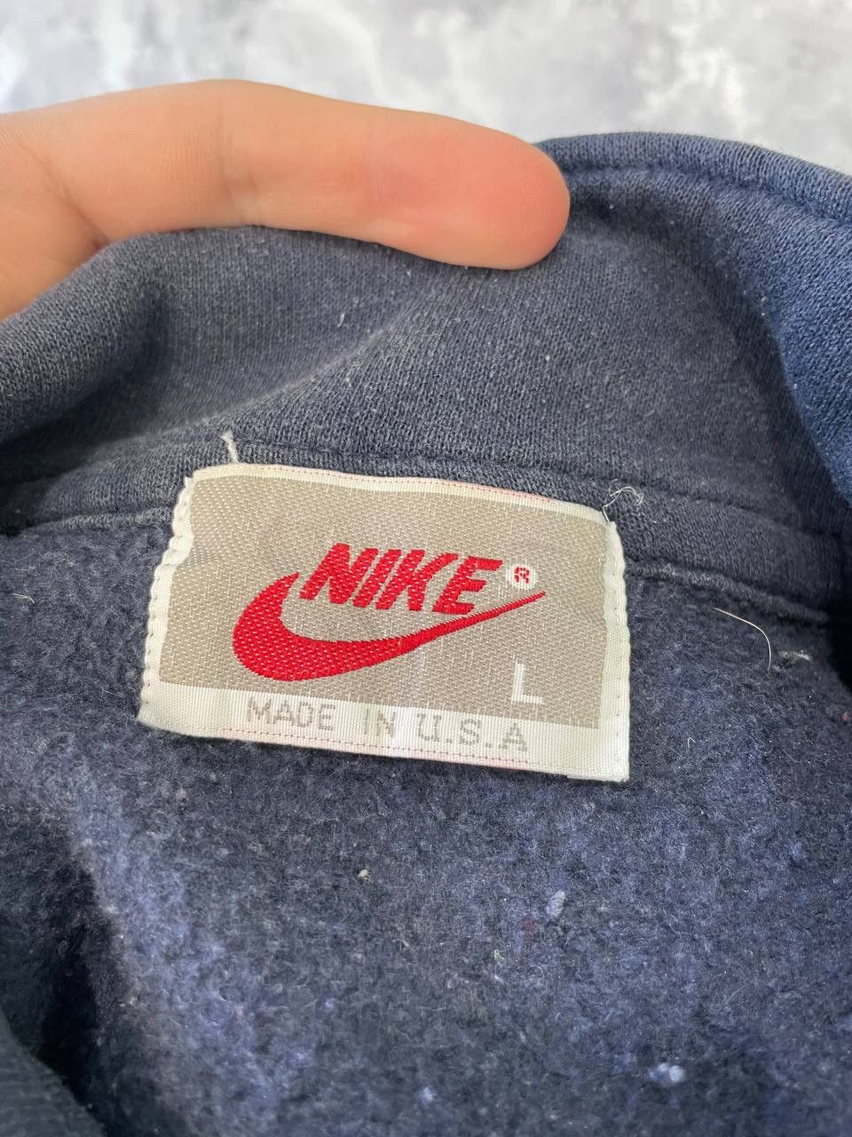 Nike × Vintage Vintage Nike Zip 1/4 sweatshirt logo rare size L Y2K Size US L / EU 52-54 / 3 - 5 Thumbnail