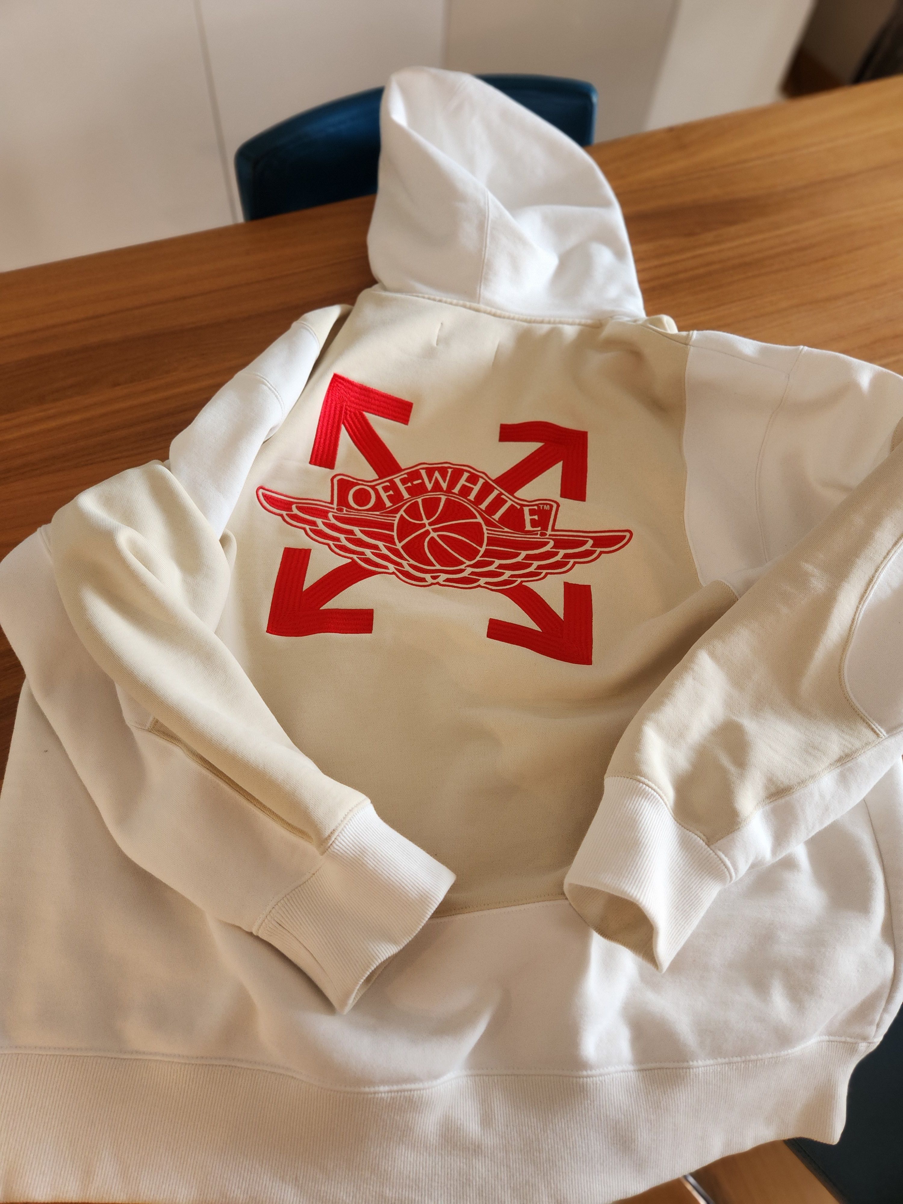 Jordan Brand × Off-White OFF WHITE X JORDAN HOODIE WHITE Size US XXL / EU 58 / 5 - 2 Thumbnail