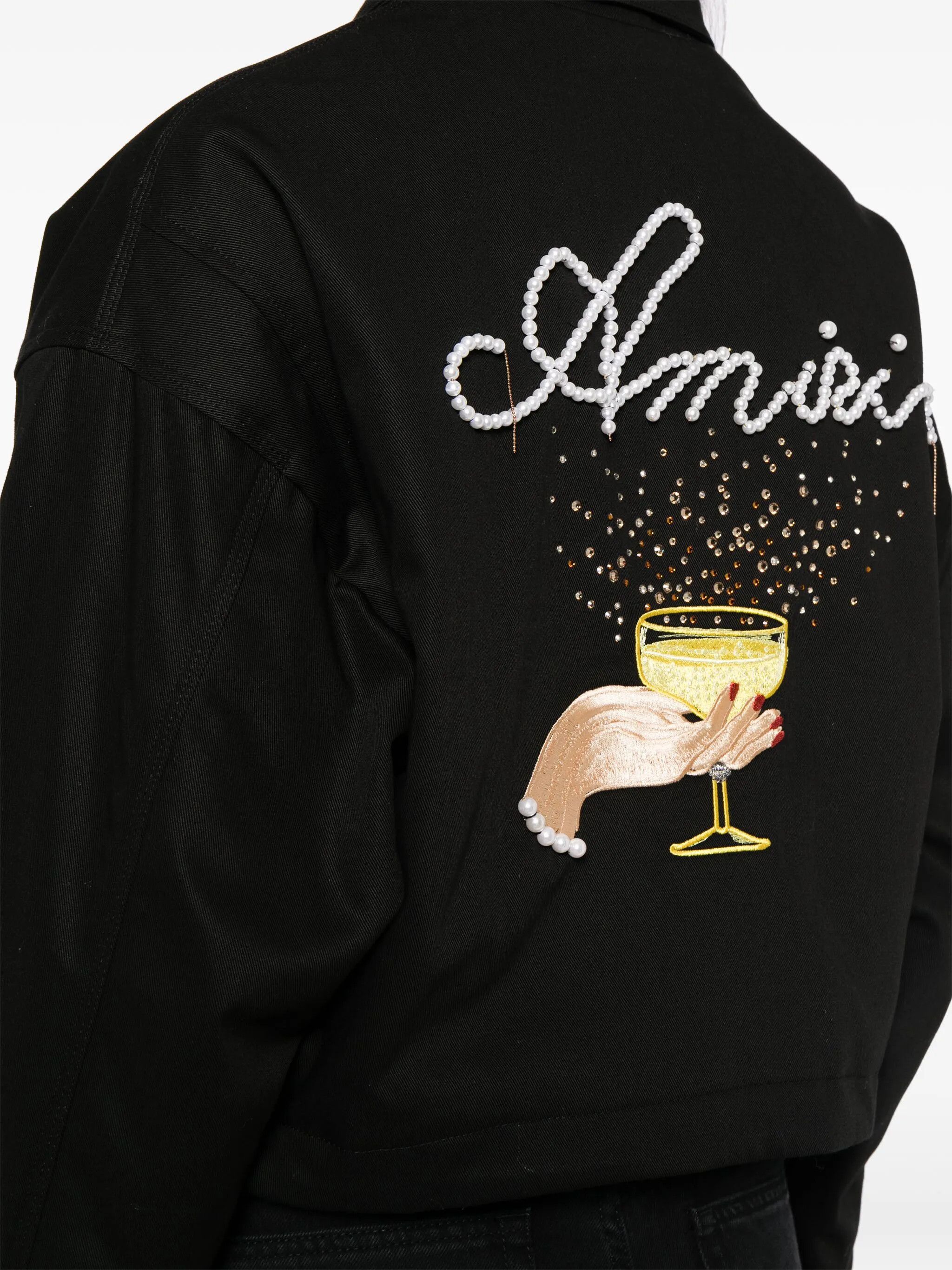 Amiri o1y0425 Jacket in Black Size L / US 10 / IT 46 - 5 Thumbnail