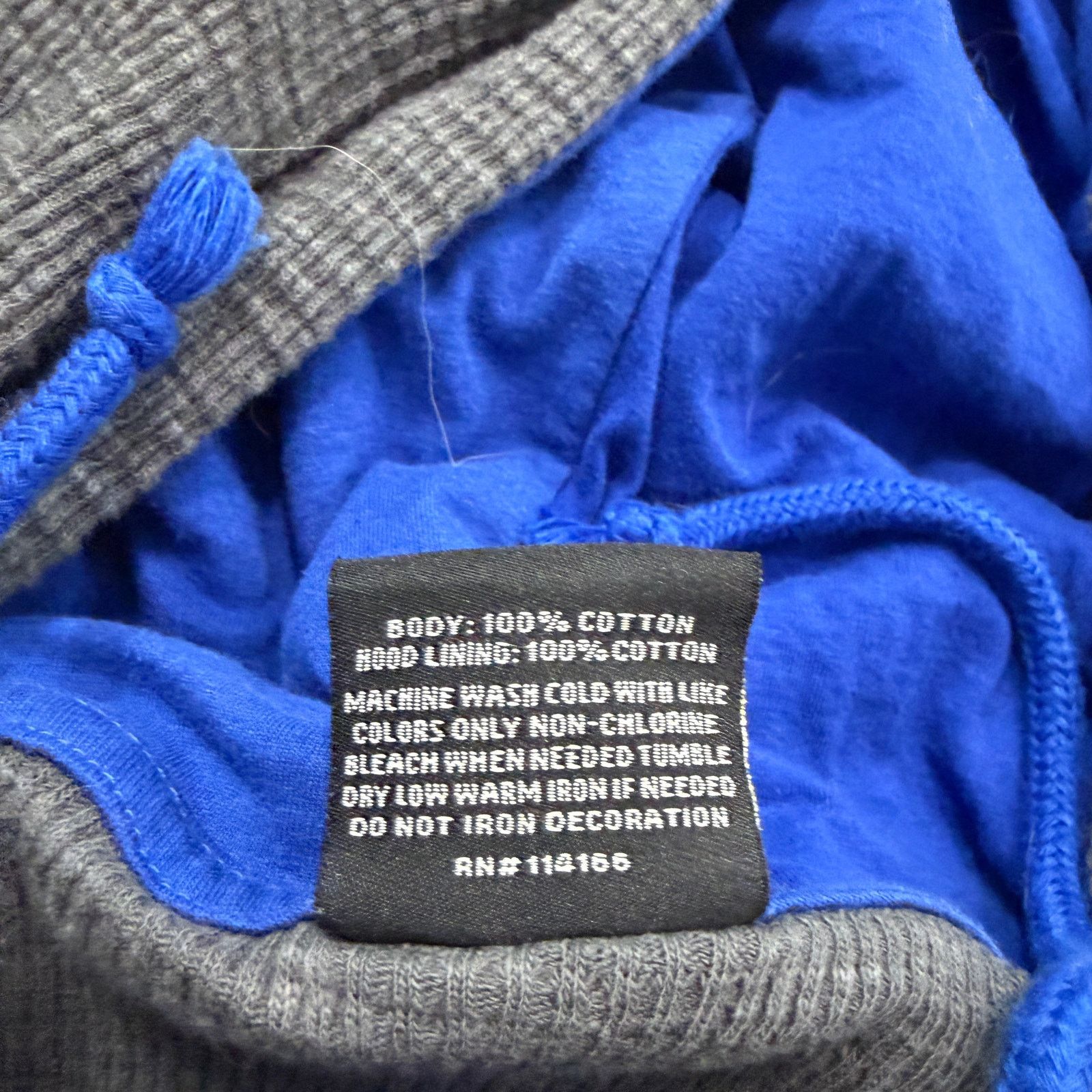 Vintage Vintage Kentucky Wildcats Thermal Hoodie Men's XL Gray Blue Size US XL / EU 56 / 4 - 5 Thumbnail