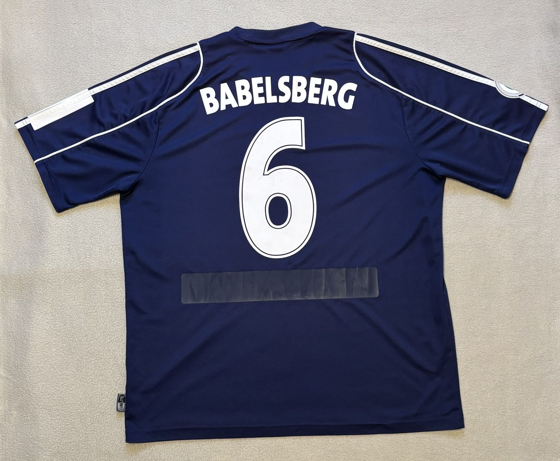 Adidas SV Babelsberg 03 2000s Adidas #6 Matchworn Football Jersey Size US XL / EU 56 / 4 - 11 Thumbnail
