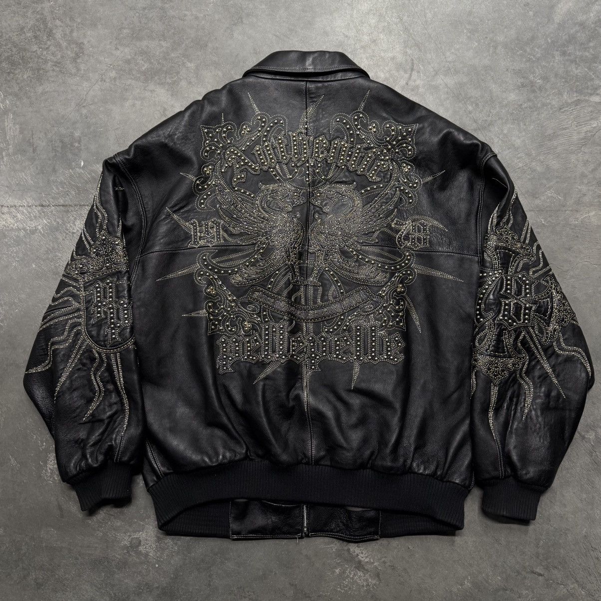 Pelle Pelle × Vintage Vintage Pelle Pelle Marc Buchanan Studded