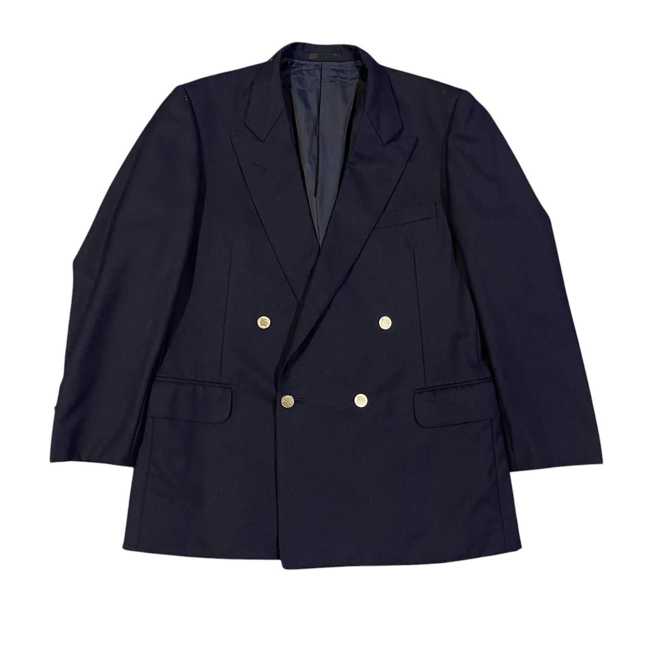 Burberry Vintage Burberry Gold Button Wool Coat Blazer Size US M / EU 48-50 / 2 - 1 Thumbnail