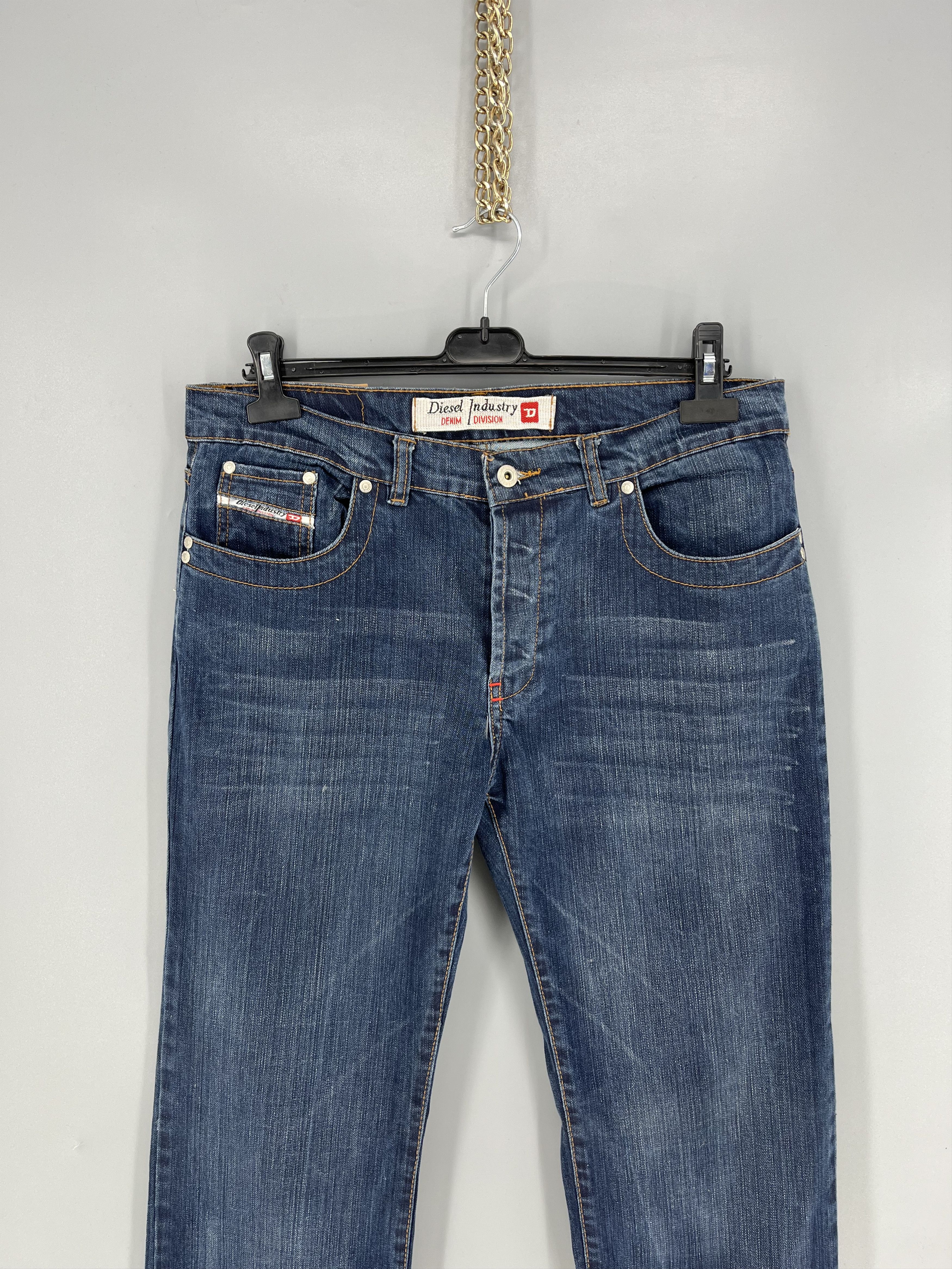 Diesel Vintage Diesel Industry Blue Denim Jeans Size-32 Size US 32 / EU 48 - 4 Thumbnail