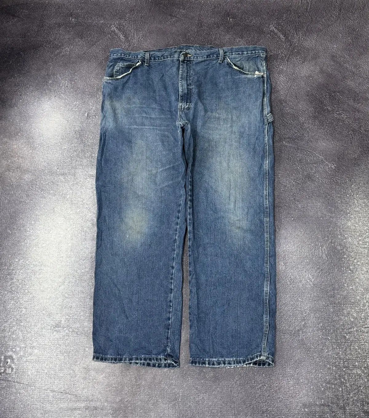 Dickies × Vintage Vintage Dickies Y2K Relaxed Fit Blue Work Denim Baggy Jeans Size US 44 / EU 60 - 2 Thumbnail