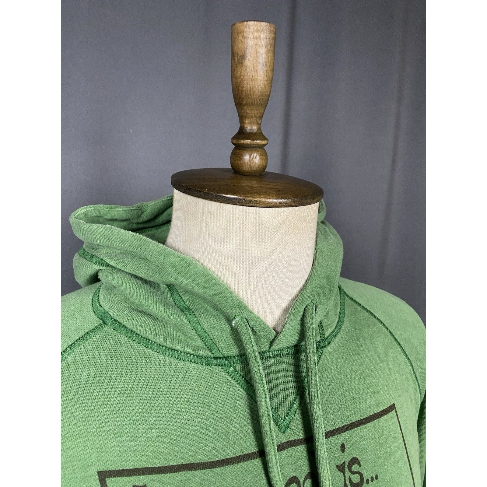 Dsquared2 Dsquared2 Giving Thanks 2000s Men's Green Distressed Hoodie Size US M / EU 48-50 / 2 - 6 Thumbnail