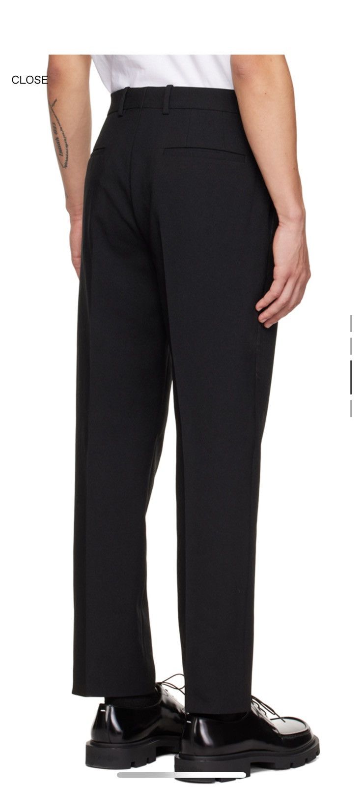 Jil Sander Jil Sander Black Polyester Trouser, IT 56 US 40 Size US 40 / EU 56 - 2 Thumbnail