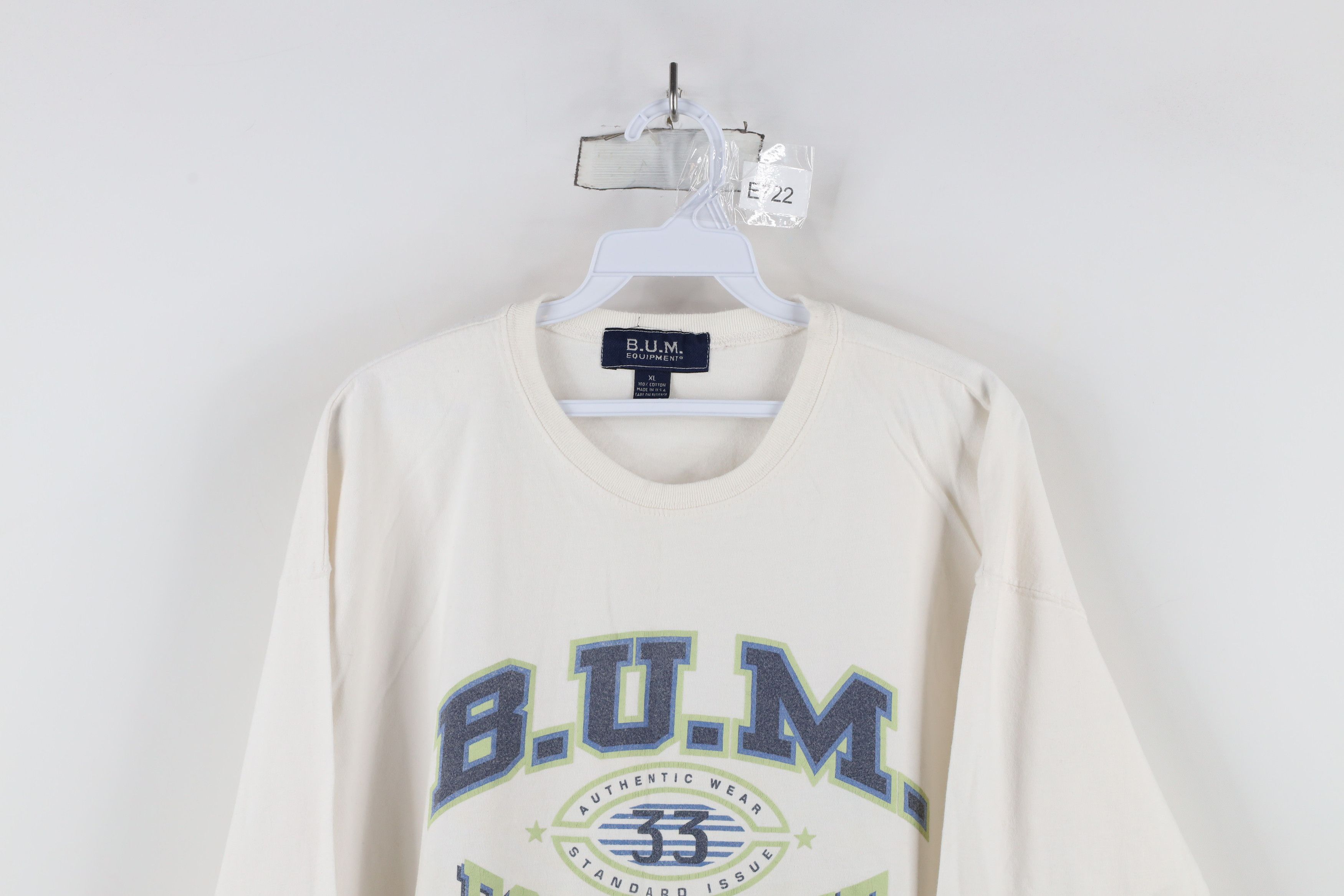 Vintage Vintage 90s Bum Equipment Spell Out Long Sleeve T-Shirt USA Size US XL / EU 56 / 4 - 2 Thumbnail