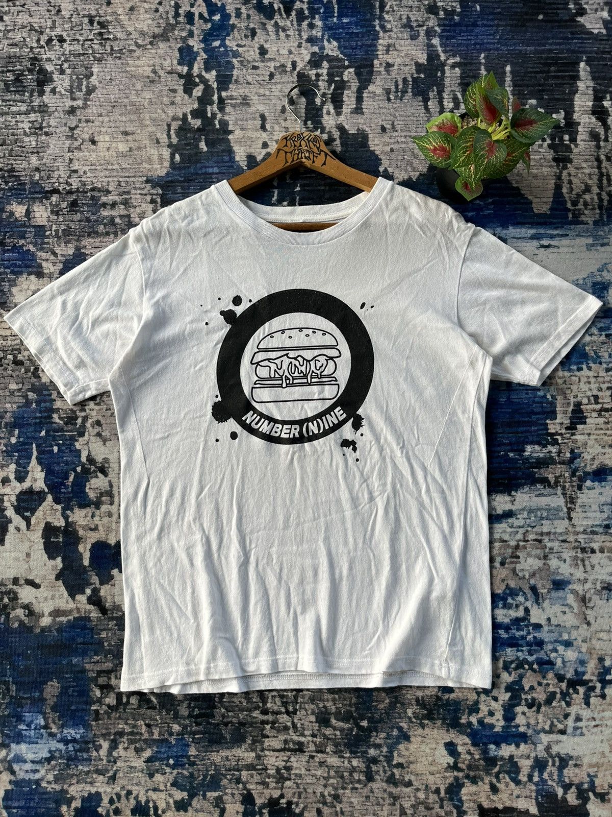 Japanese Brand × Number (N)ine Number Nine Denime Big Logo Tee Japan Size US L / EU 52-54 / 3 - 1 Thumbnail