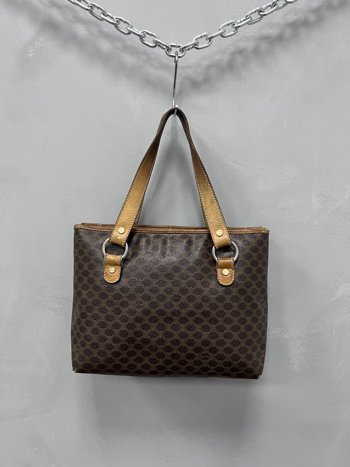 Celine × Vintage HOT ITEM💣💣Authentic Celine Monogram Tote Bag Size ONE SIZE - 1 Thumbnail