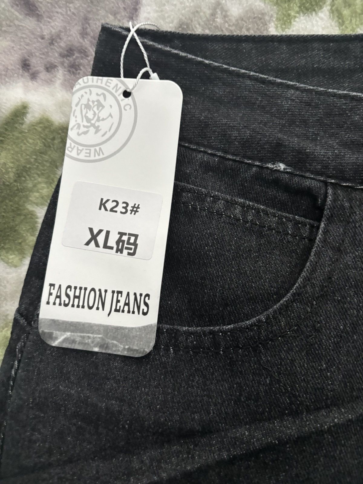 Other Men’s XL Embroidered Denim Pants – Punk / Skate Streetwear Size US 40 / EU 56 - 2 Thumbnail