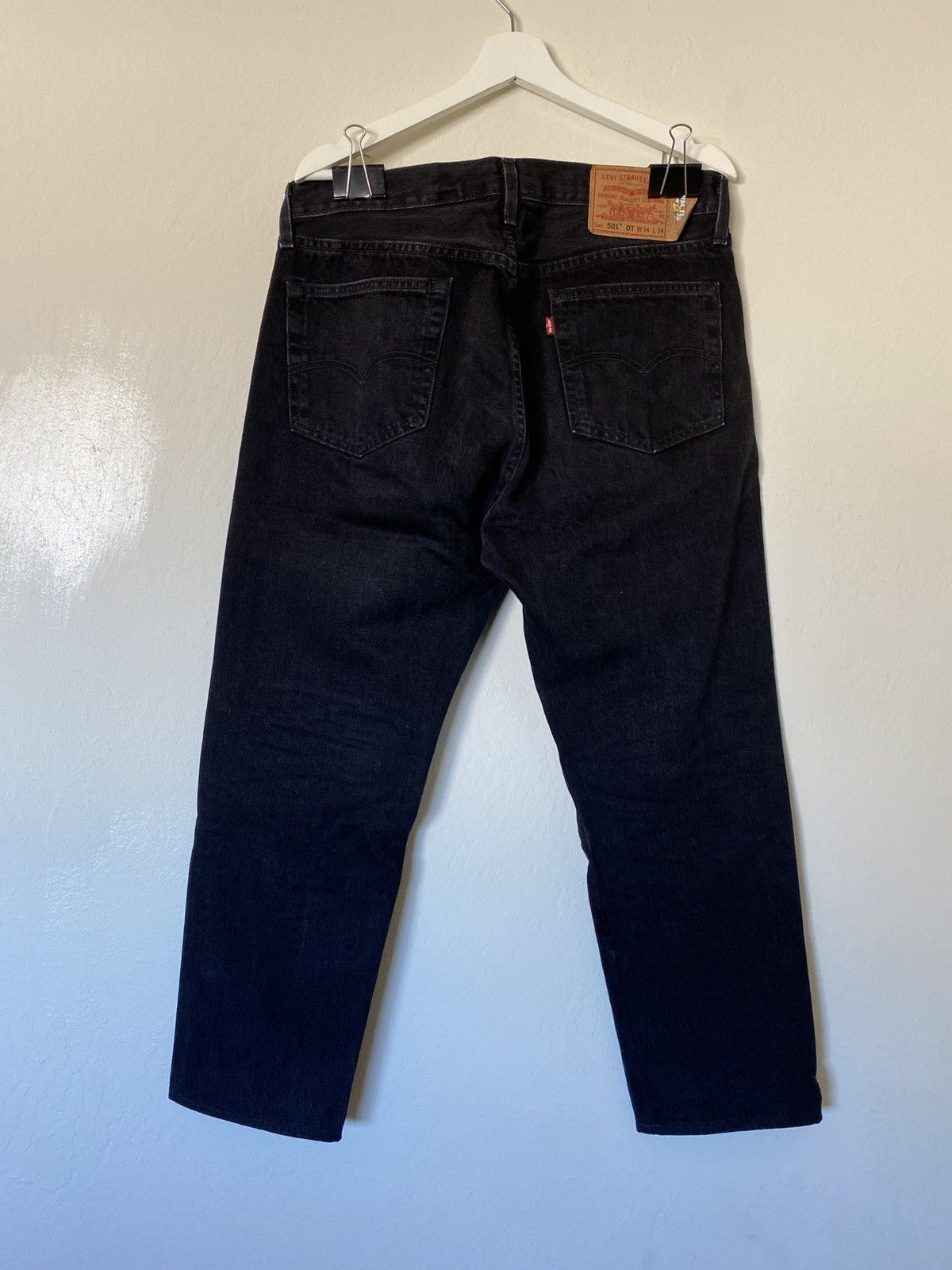 DENIM TEARS Denim Tears Plain Jane Levi’s 501 Jeans, Black | Grailed