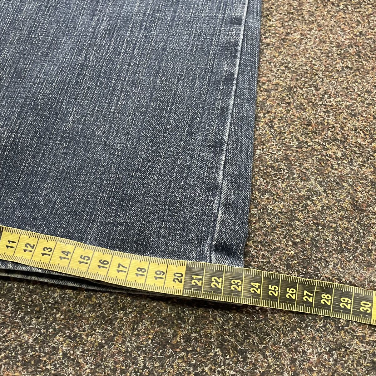 Vintage Vintage Y2K Baggy Wide Leg Flared Jeans Skater 90s Faded Size 32" / US 10 / IT 46 - 8 Thumbnail