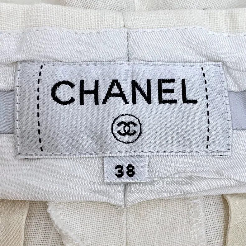 Chanel Chanel Beige linen casual shorts Size 25" / US 0 / IT 36 - 5 Thumbnail