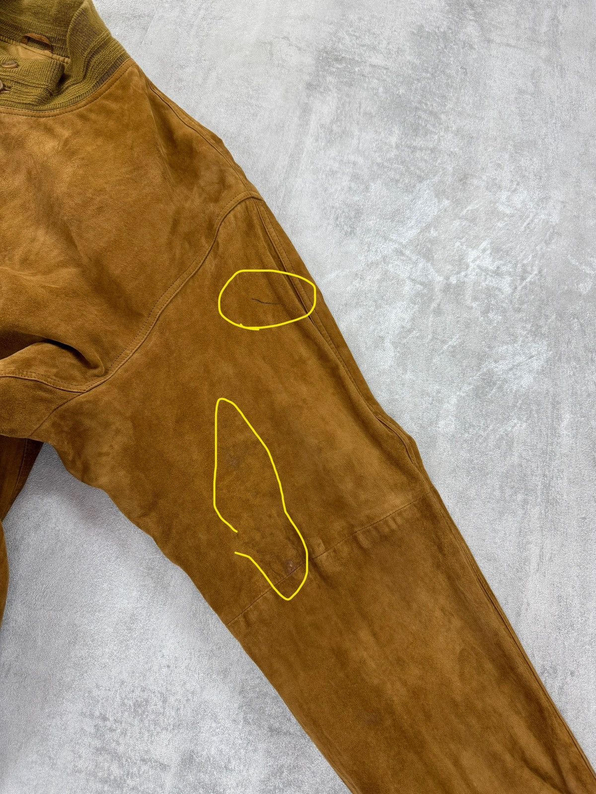 Other Vintage Suede Bomber Jacket Old Money Preppy Leather JKT Size US L / EU 52-54 / 3 - 6 Thumbnail