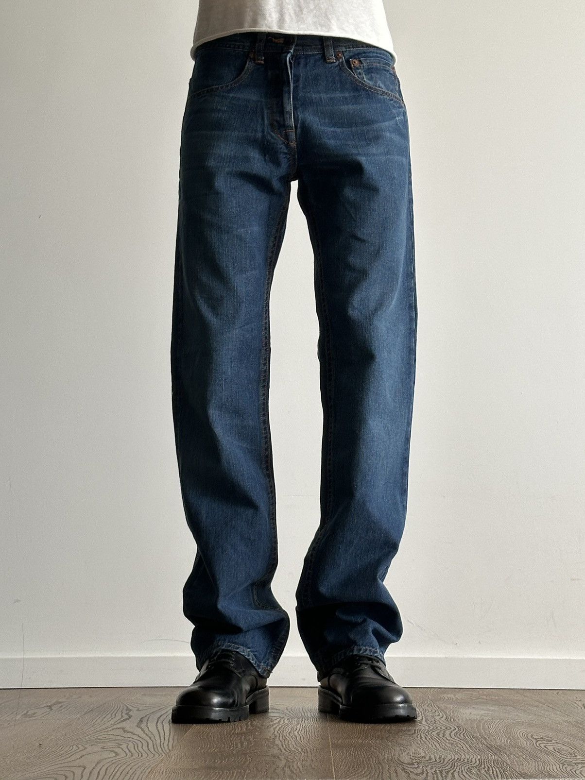 Gucci Gucci 2000’s Embroidery Denim Jeans Size US 30 / EU 46 - 1 Thumbnail