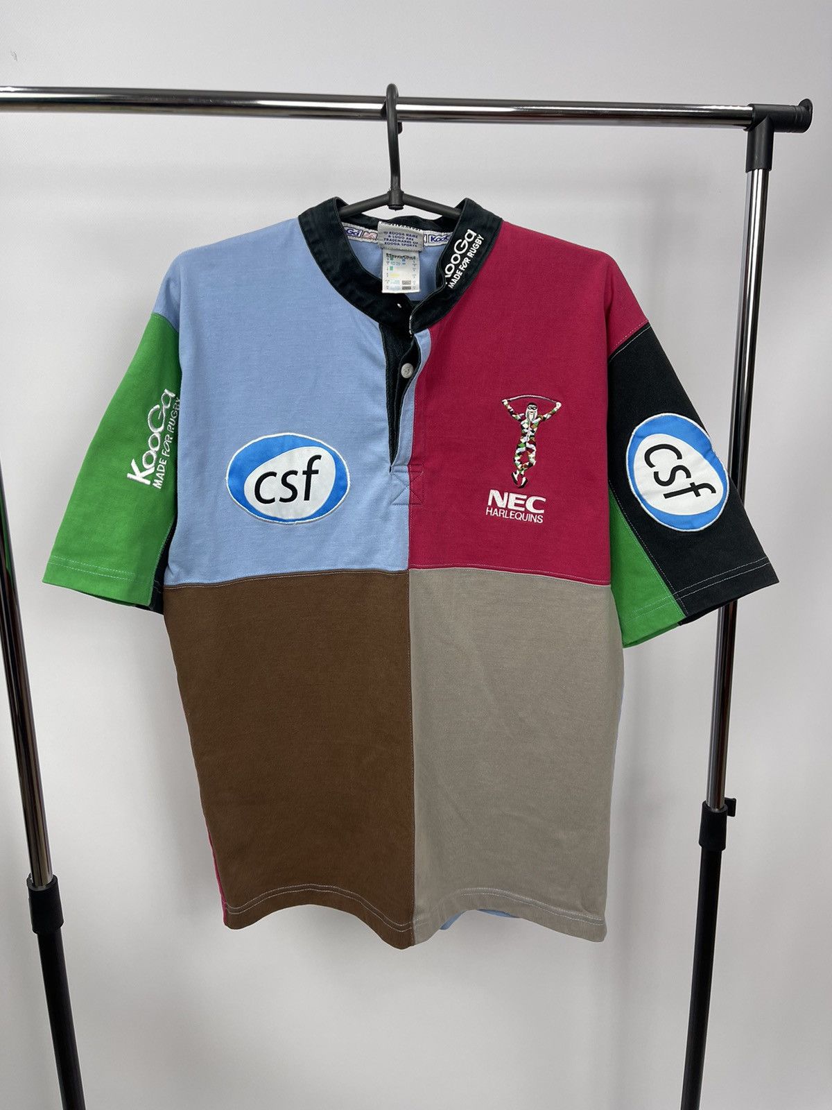 Harlequins Rugby Union Shirt Kooga Jersey 2001/2002 Size S
