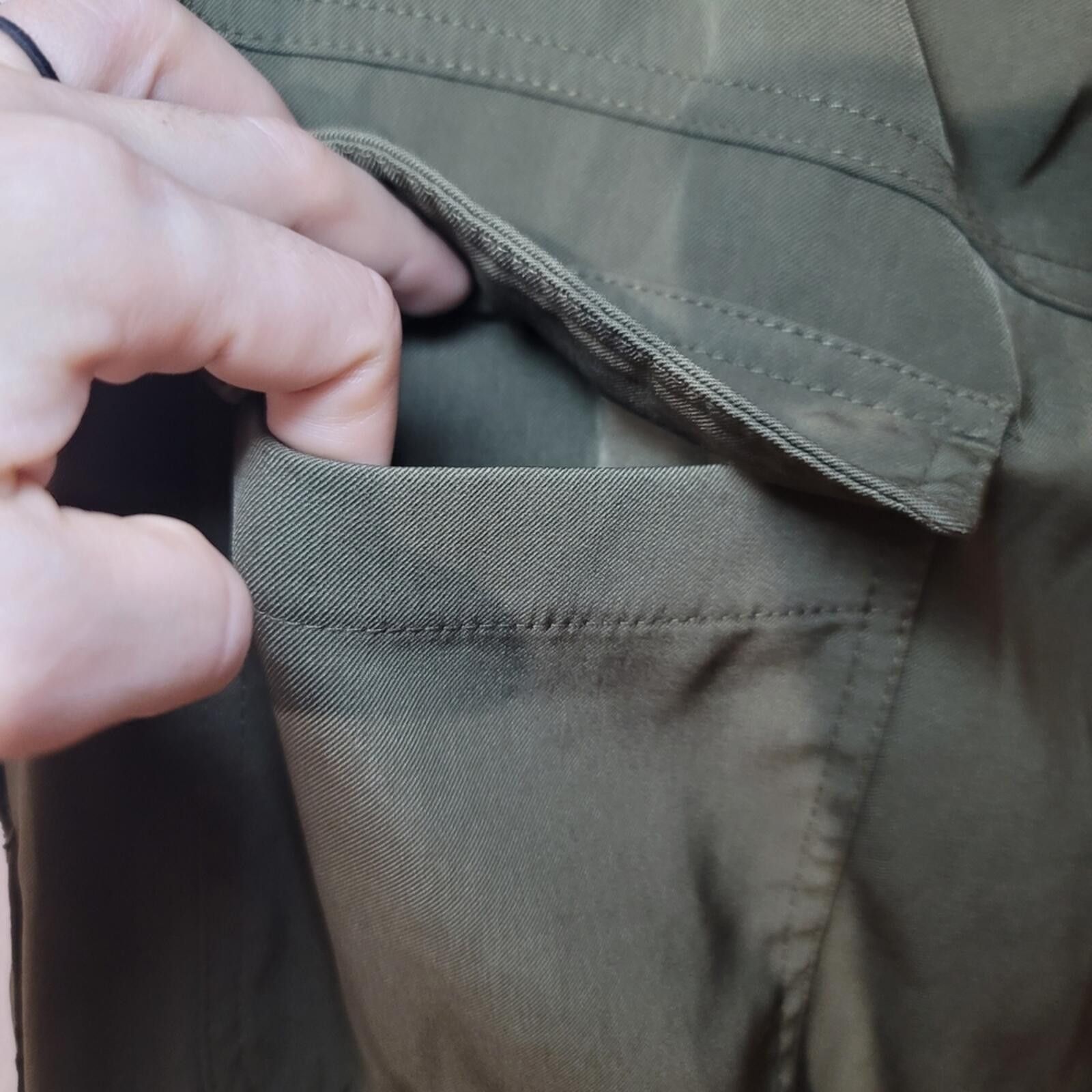 Other Max Studio Olive Green Utility Cargo Jogger streetwear Sz L Size 36" / US 14 / IT 50 - 7 Thumbnail
