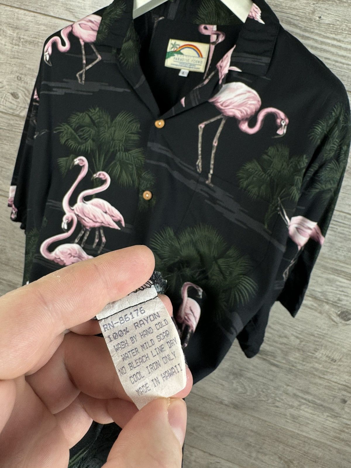 Vintage Hawaiian shirt with short sleeves style of Dries Van Noten Size US L / EU 52-54 / 3 - 5 Thumbnail