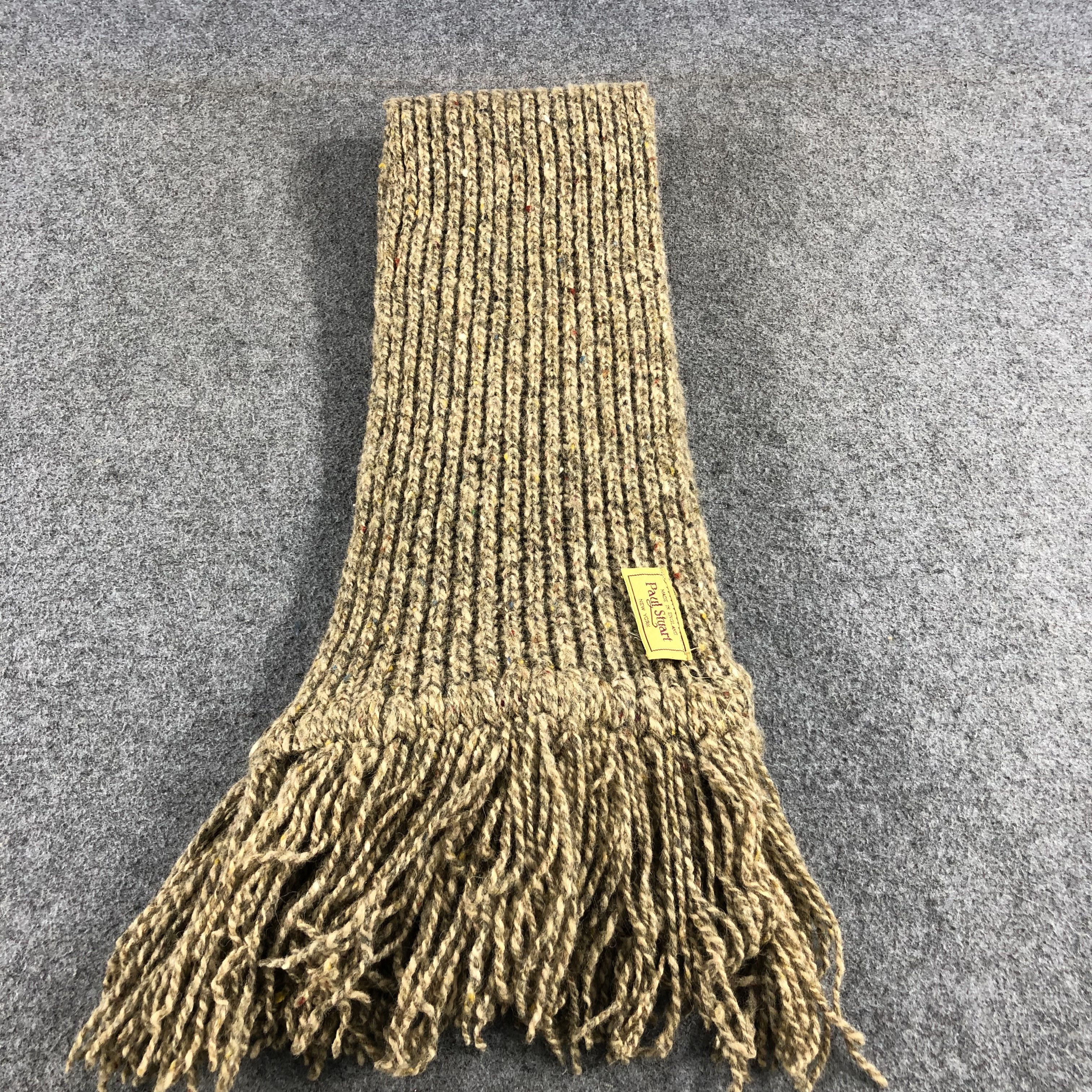 Paul Stuart Paul Stuart Wool Scarf Muffler V817 Size ONE SIZE - 6 Thumbnail