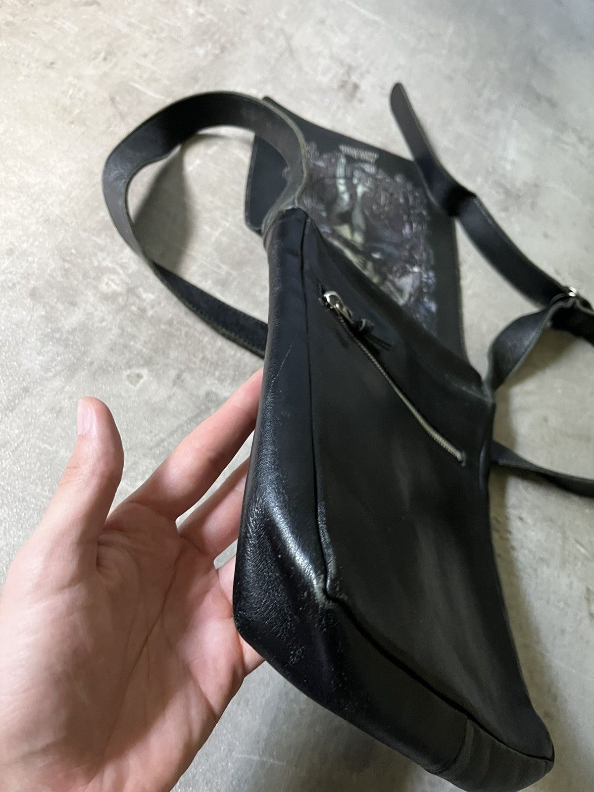 Jean Paul Gaultier Jean Paul Gaultier 1999 Angel shoulder bag leather black Size ONE SIZE - 16 Thumbnail