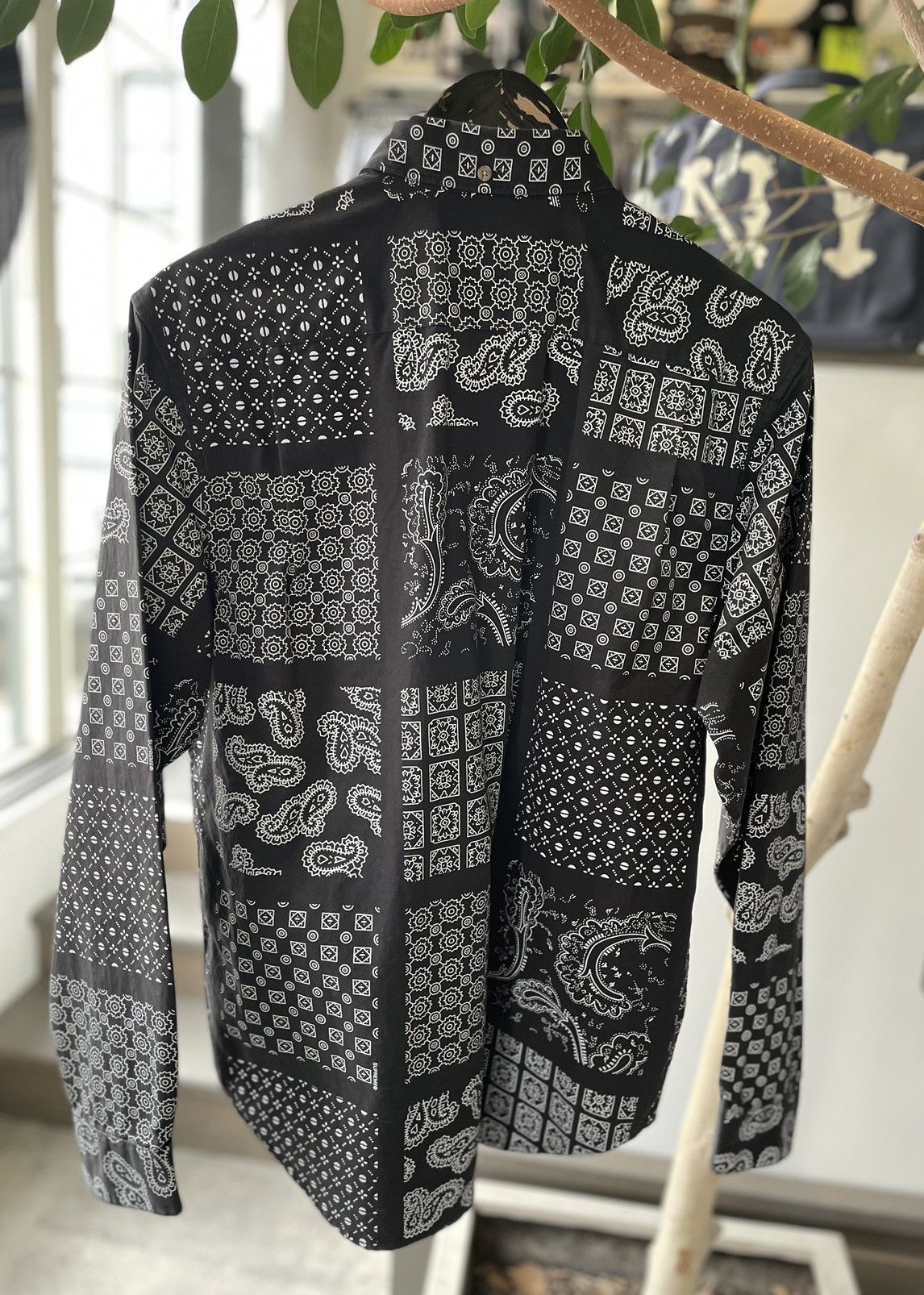Supreme Supreme Paisley Grid Shirt | Grailed