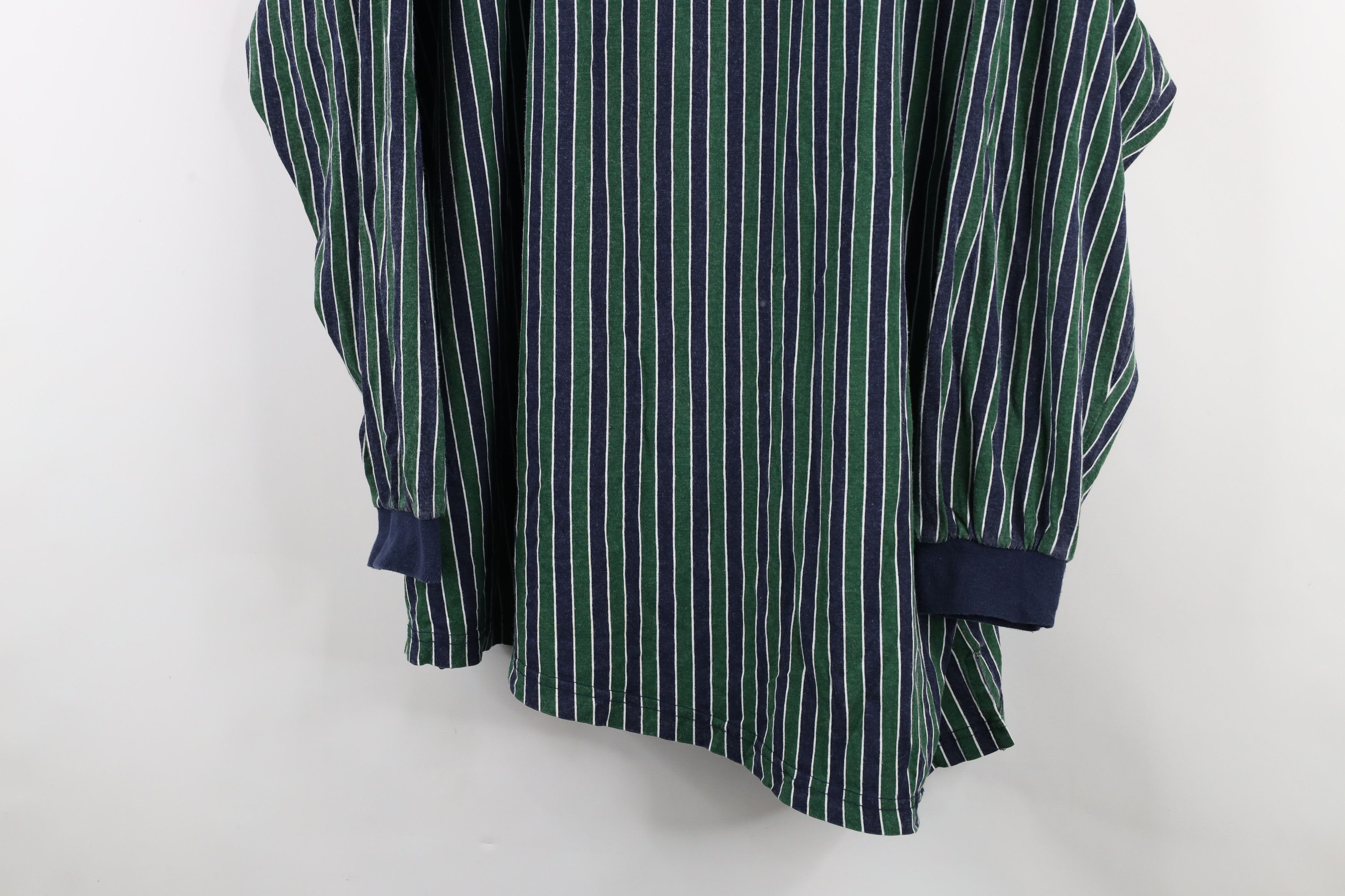 Vintage Vintage 90s Streetwear Long Sleeve Henley T-Shirt Cotton Size US XXL / EU 58 / 5 - 3 Thumbnail