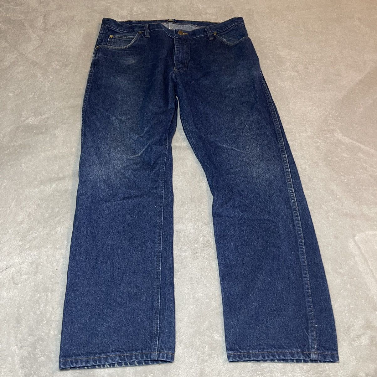 Wrangler Wrangler Regular Fit Mens Blue Denim Jeans 40x32 Cowboy Cut Size US 39 - 3 Thumbnail