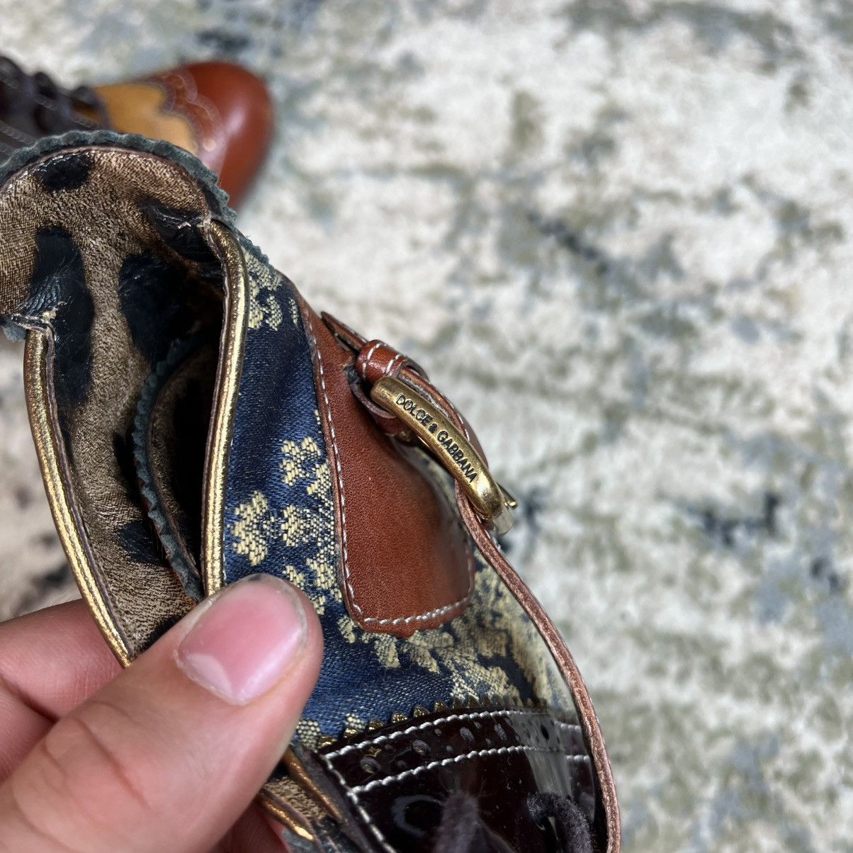 Dolce & Gabbana Vintage Designer High Fashion Archive Dolce & Gabbana Shoes Size US 9 / IT 39 - 11 Thumbnail