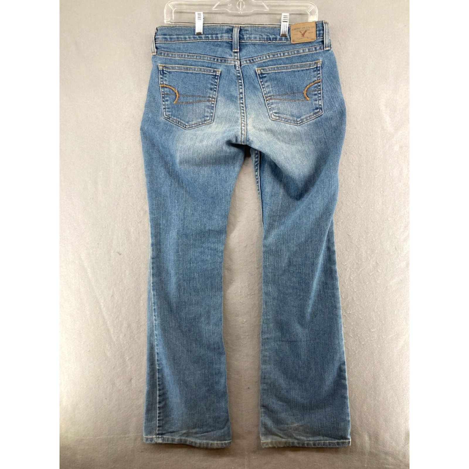 American Eagle Outfitters American Eagle Outfitters Jeans 4 Tall Flare Stretch Blue Medium Wash 90s Womens Size 27" / US 4 / IT 40 - 7 Thumbnail