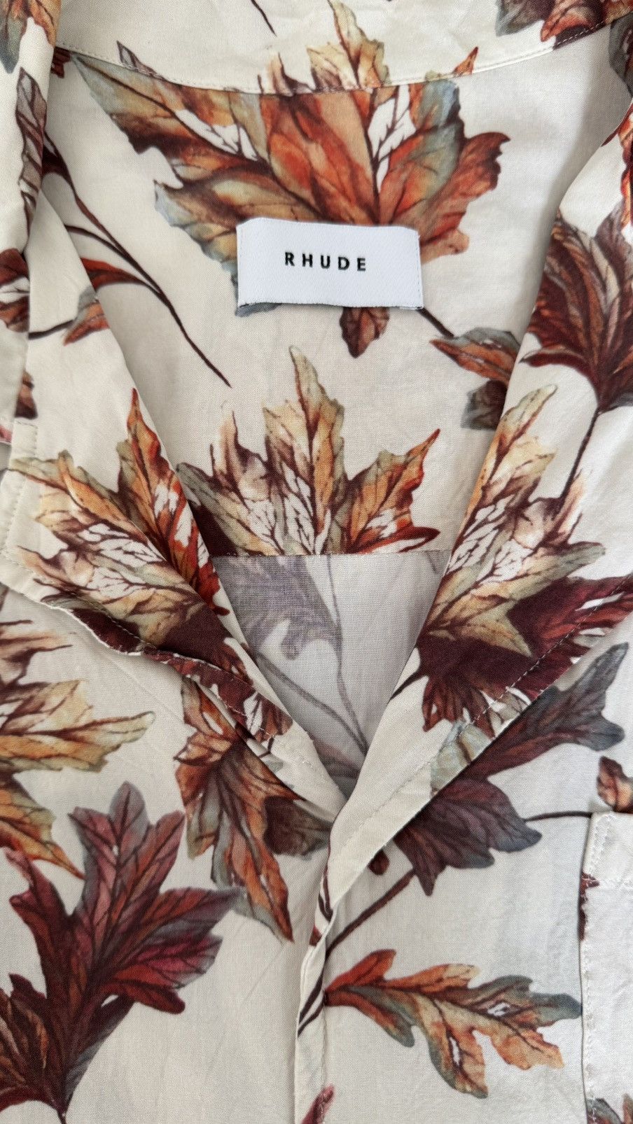 Rhude Rhude - Silk blend camp collar button up. Size US L / EU 52-54 / 3 - 5 Thumbnail